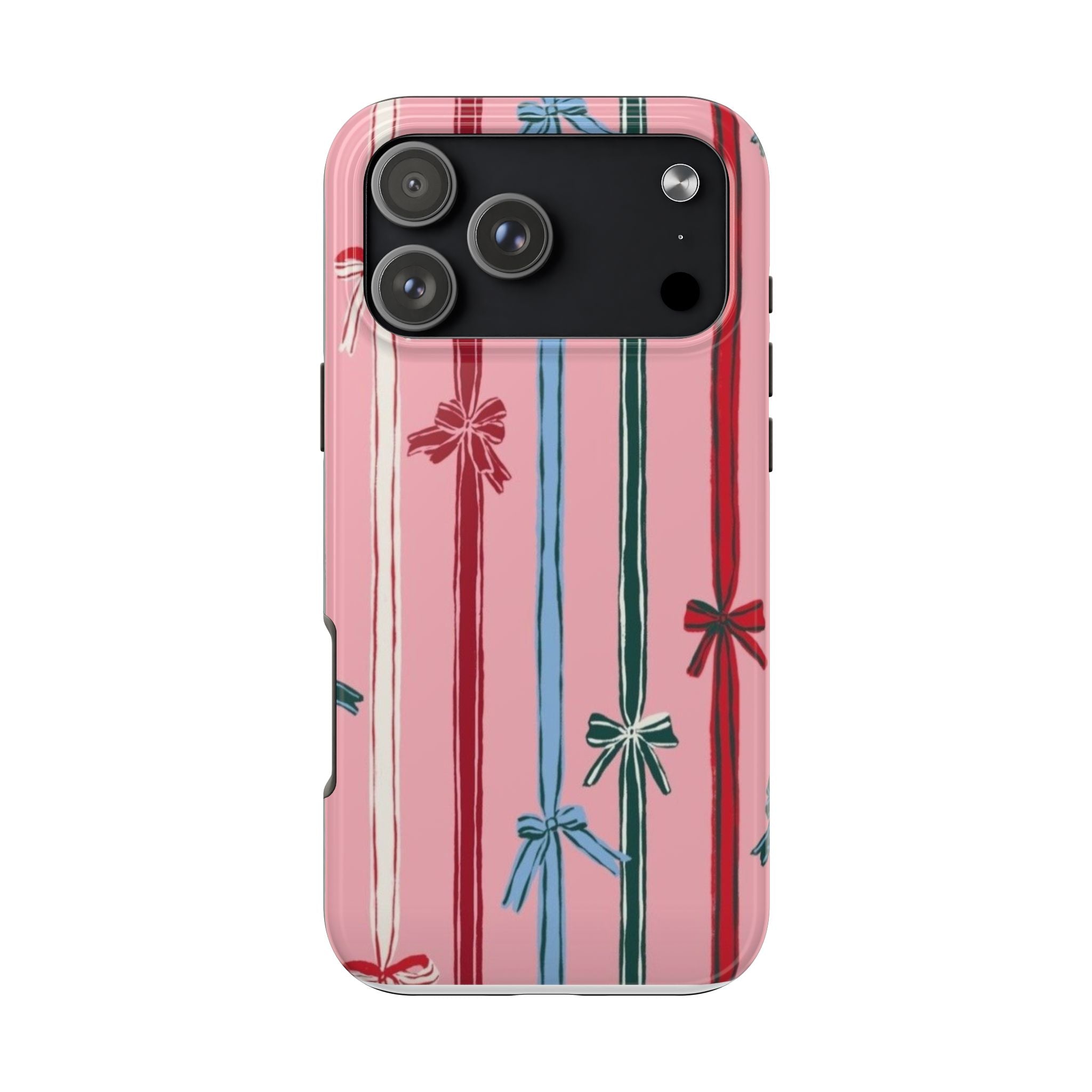 Holiday Bow Pattern Tough Phone Case