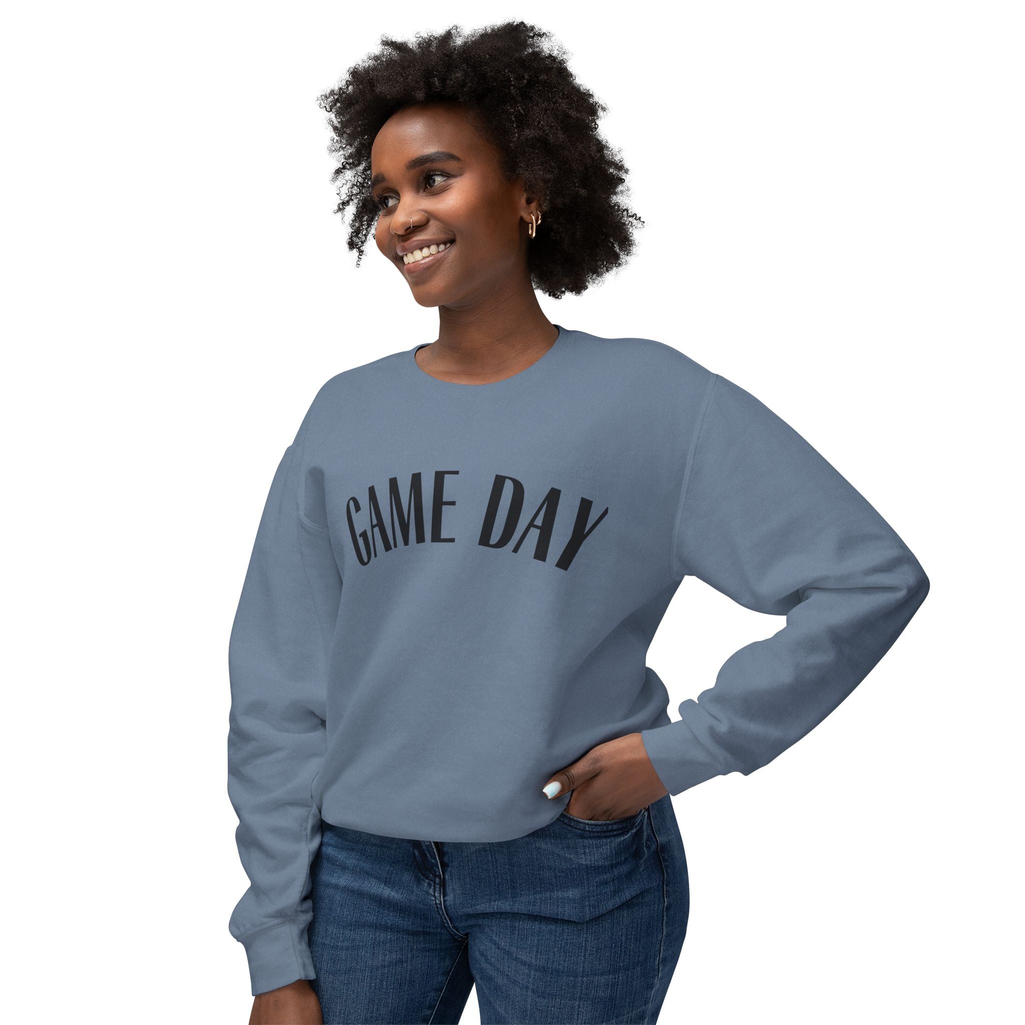 Game Day Unisex Lightweight Crewneck Sweatshirt