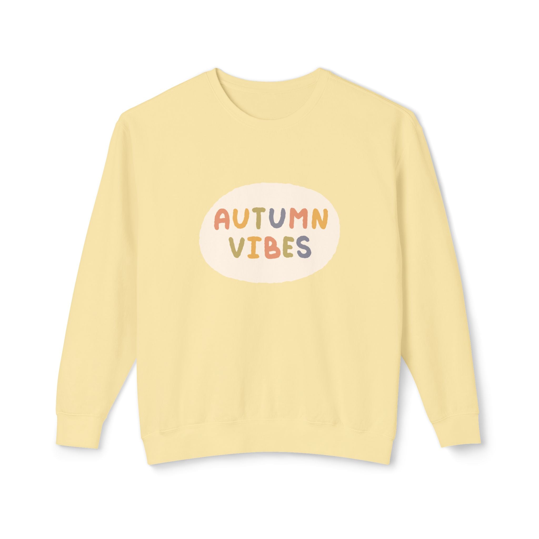 Autumn Vibes Lightweight Crewneck Sweatshirt