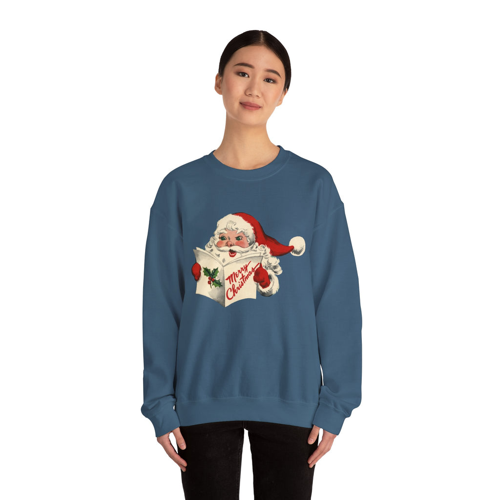 Vintage Santa Christmas Sweatshirt