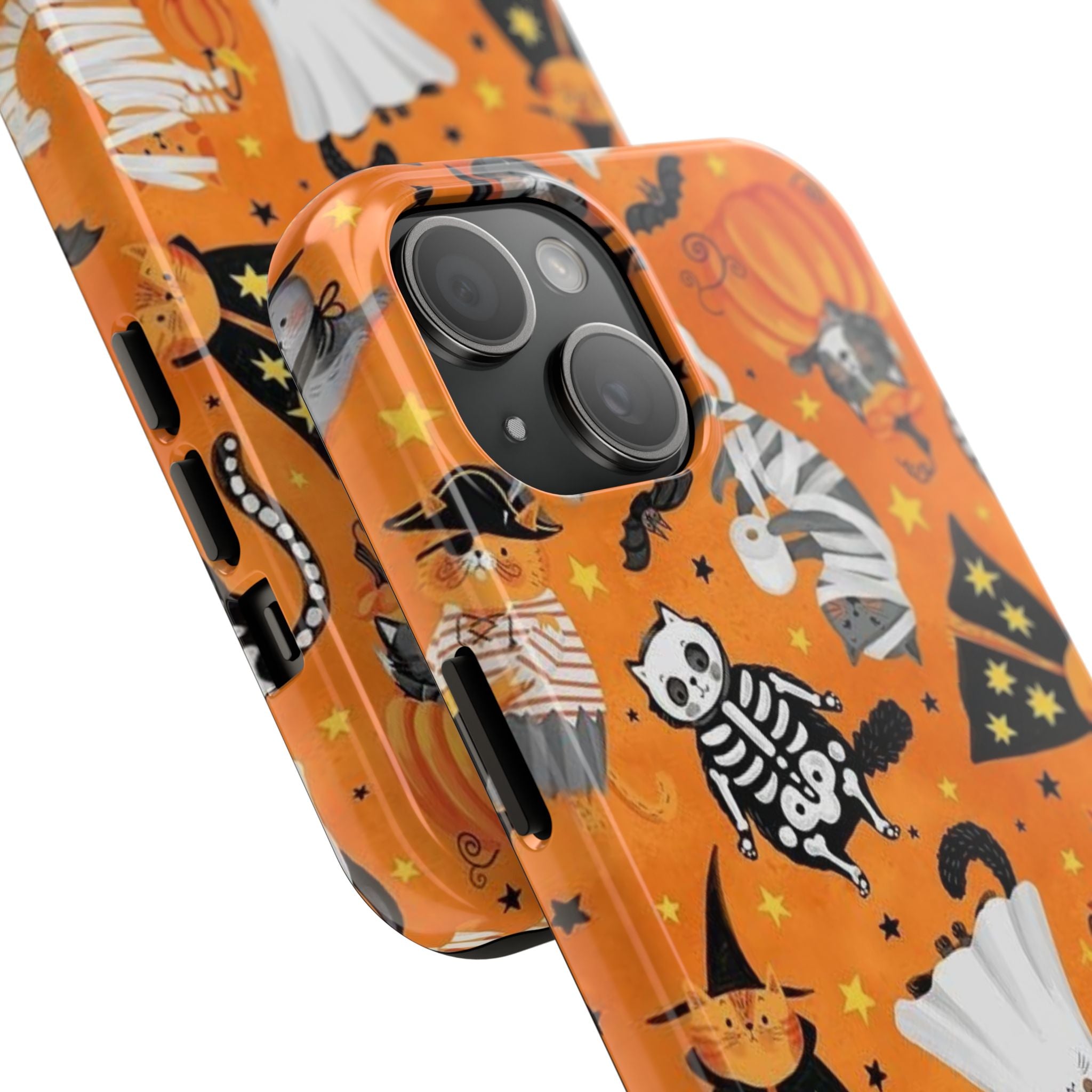 Spooky-Cat Halloween Tough Phone Case