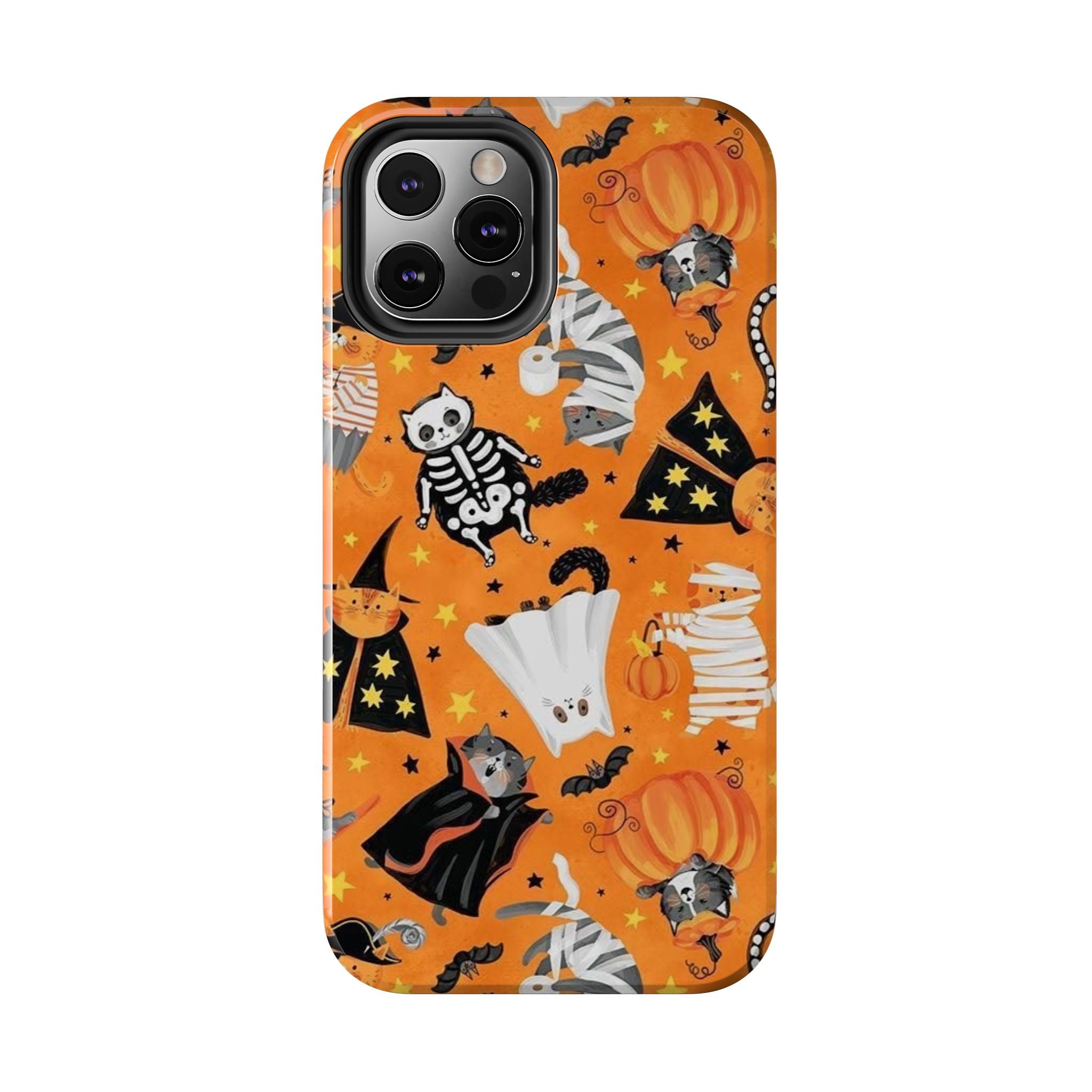 Spooky-Cat Halloween Tough Phone Case