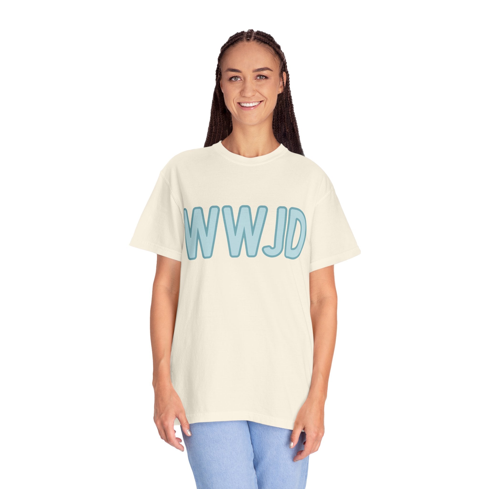WWJD Unisex Garment-Dyed T-Shirt
