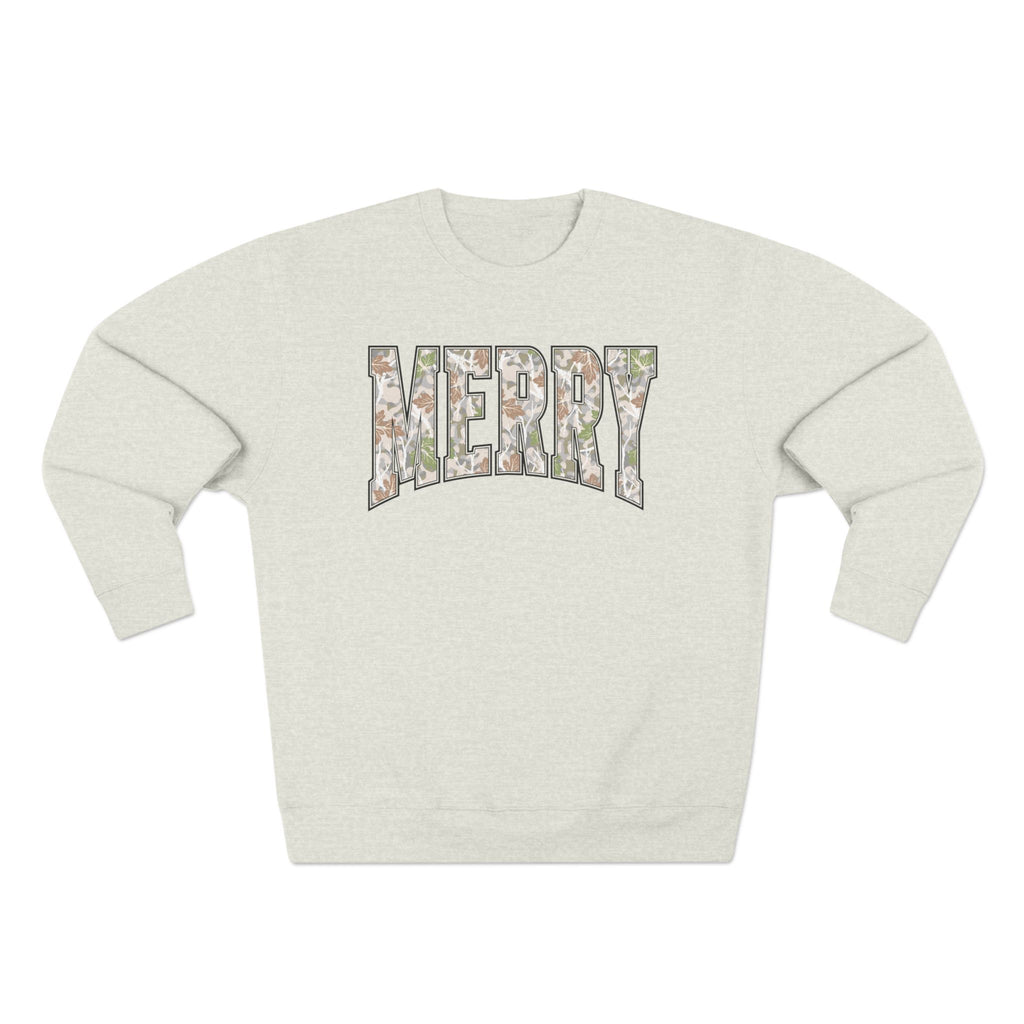 Merry Camo Unisex Crewneck Sweatshirt