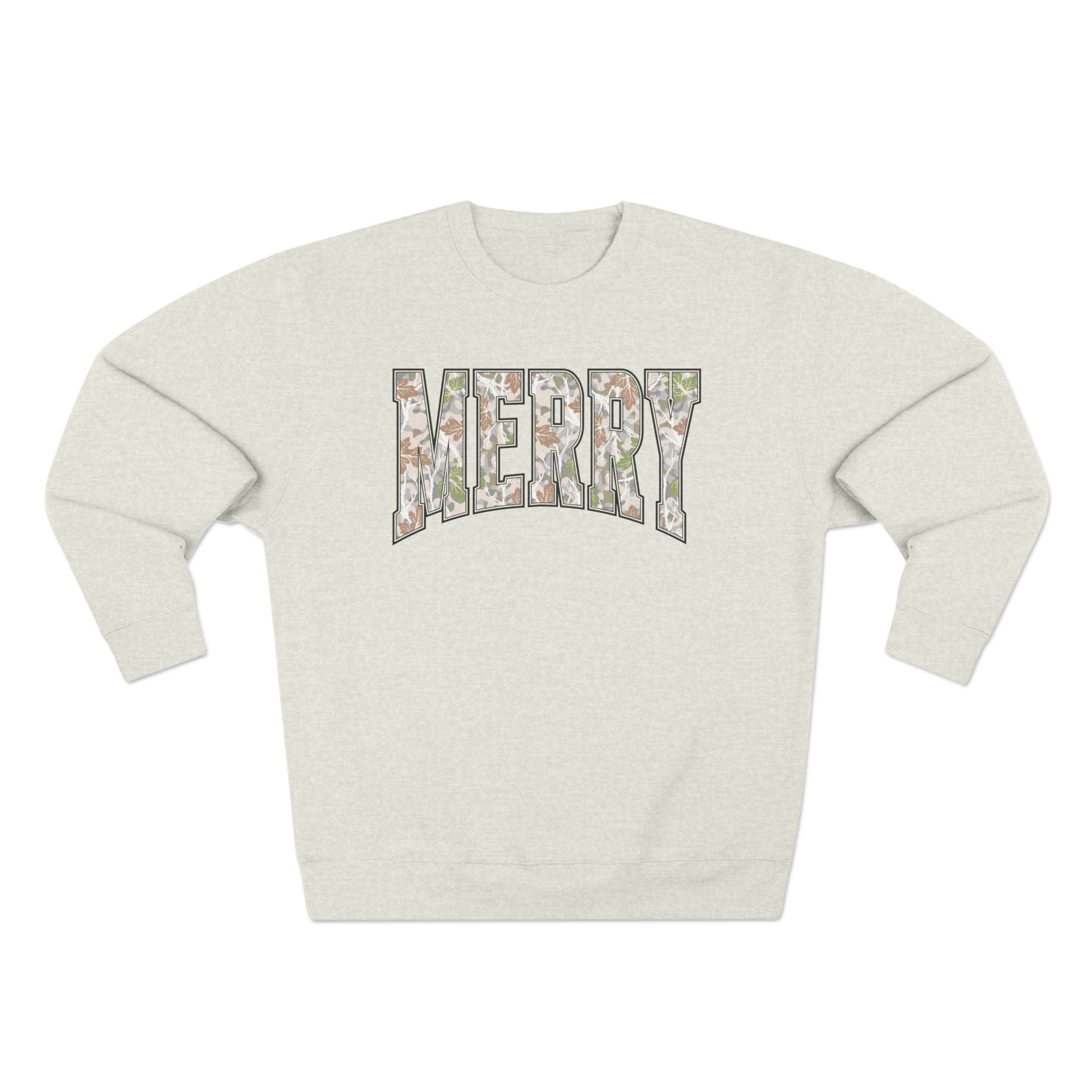Merry Camo Unisex Crewneck Sweatshirt