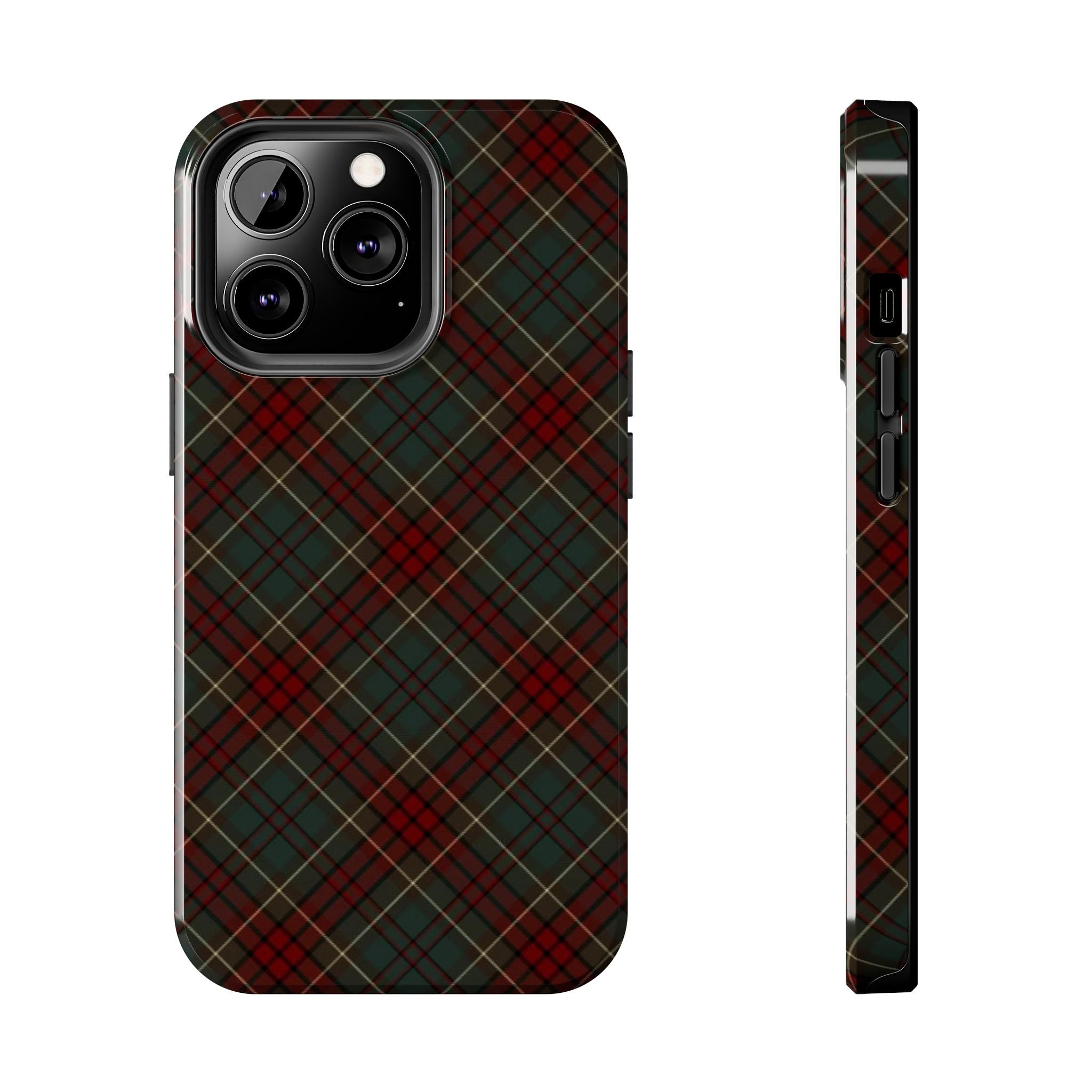 Christmas Plaid Pattern Tough Phone Case