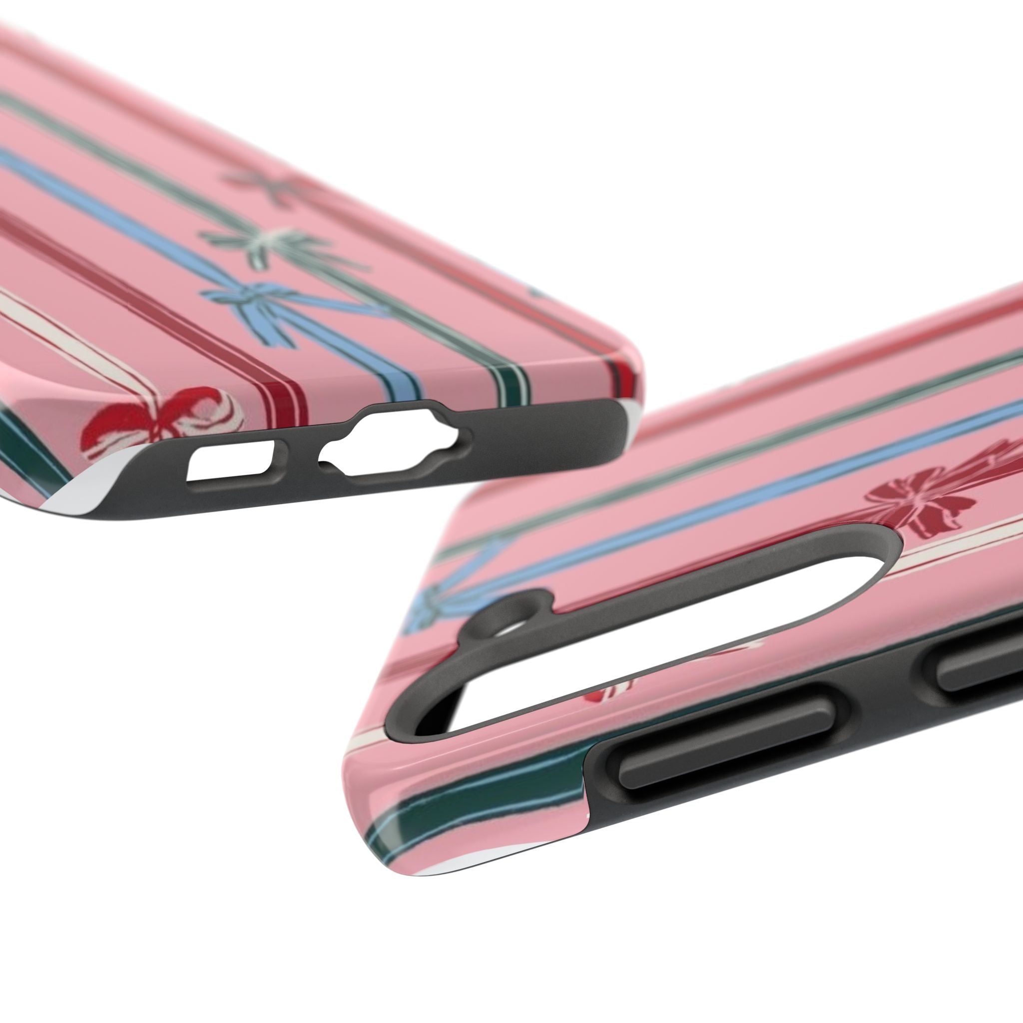 Holiday Bow Pattern Tough Phone Case