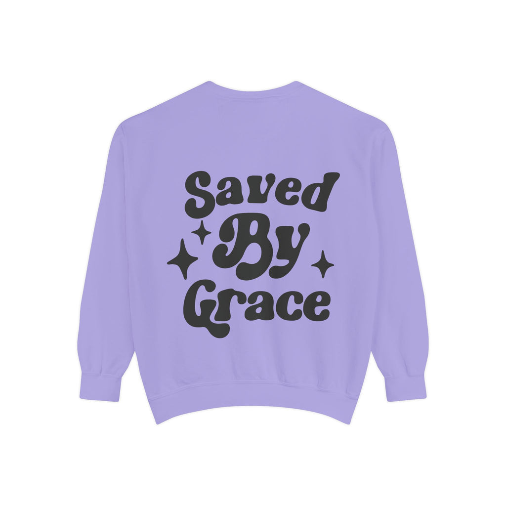 Saved By Grace Garment-Dyed Sweatshirt