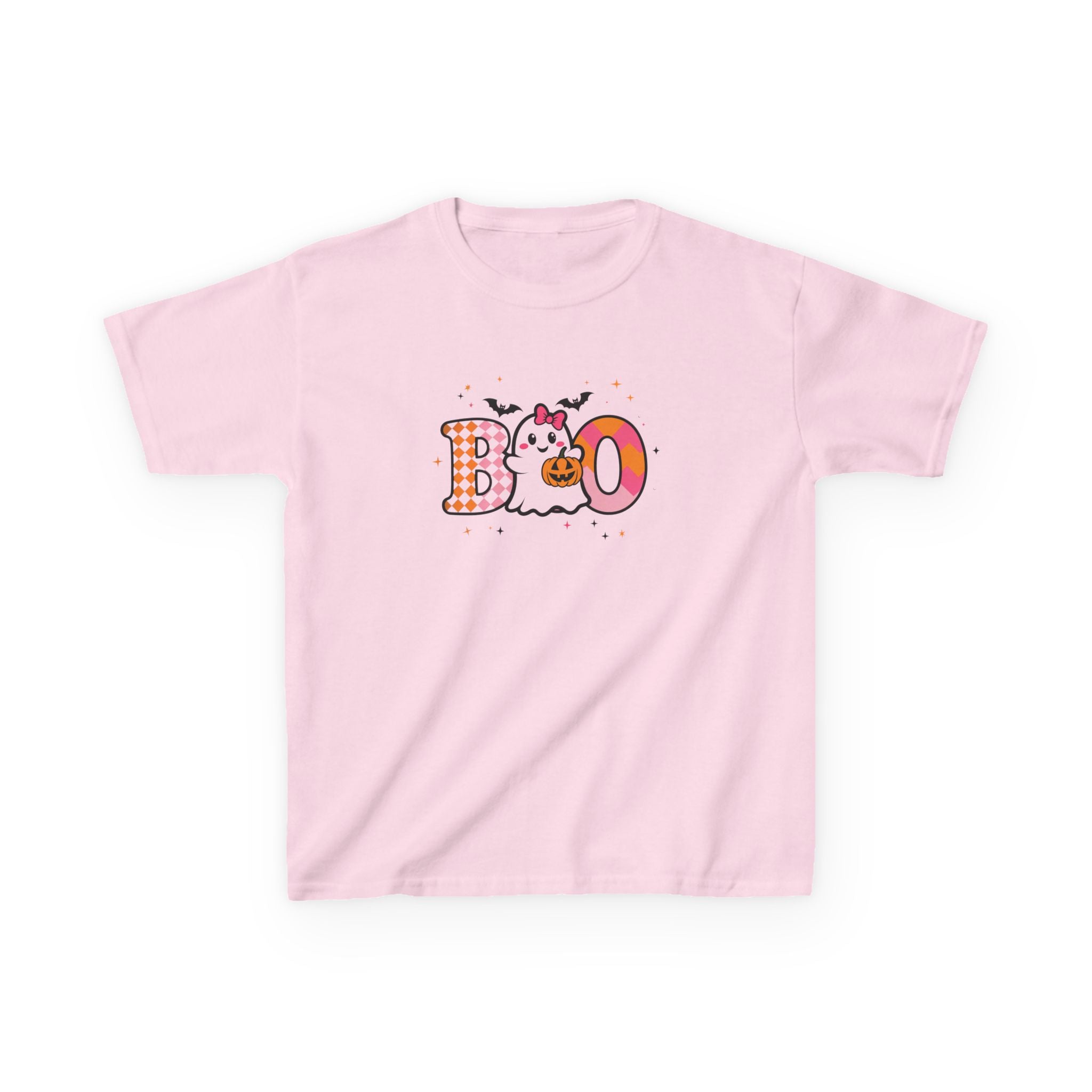 Girls Halloween Boo Ghost Tee