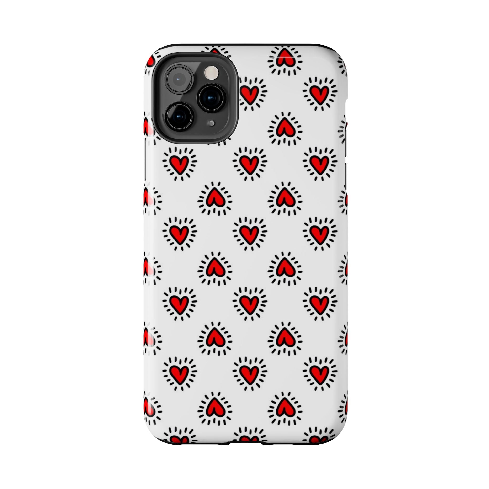 Heart Doodle Tough Phone Case
