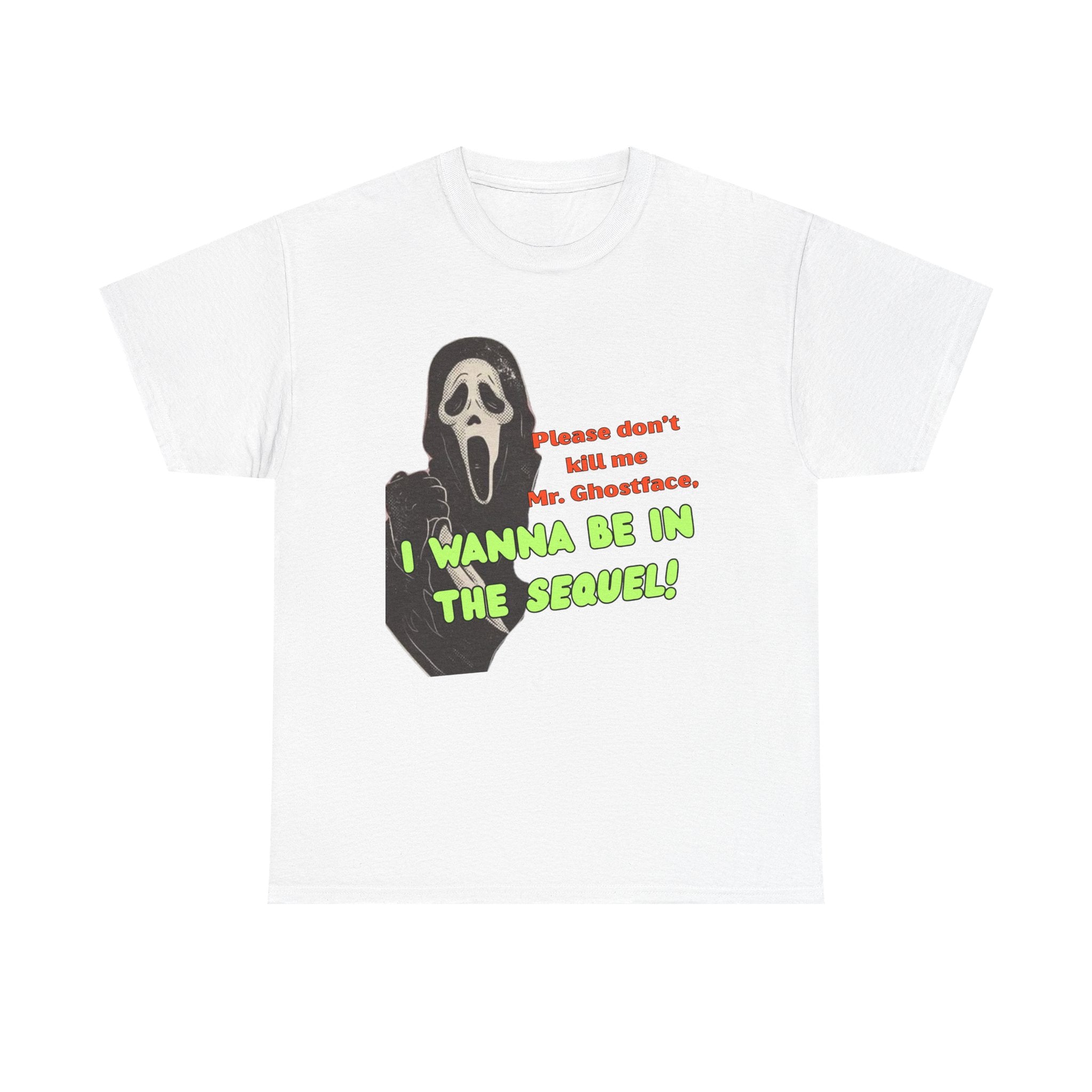 Ghostface Sequel Tee, Unisex Heavy Cotton Tee