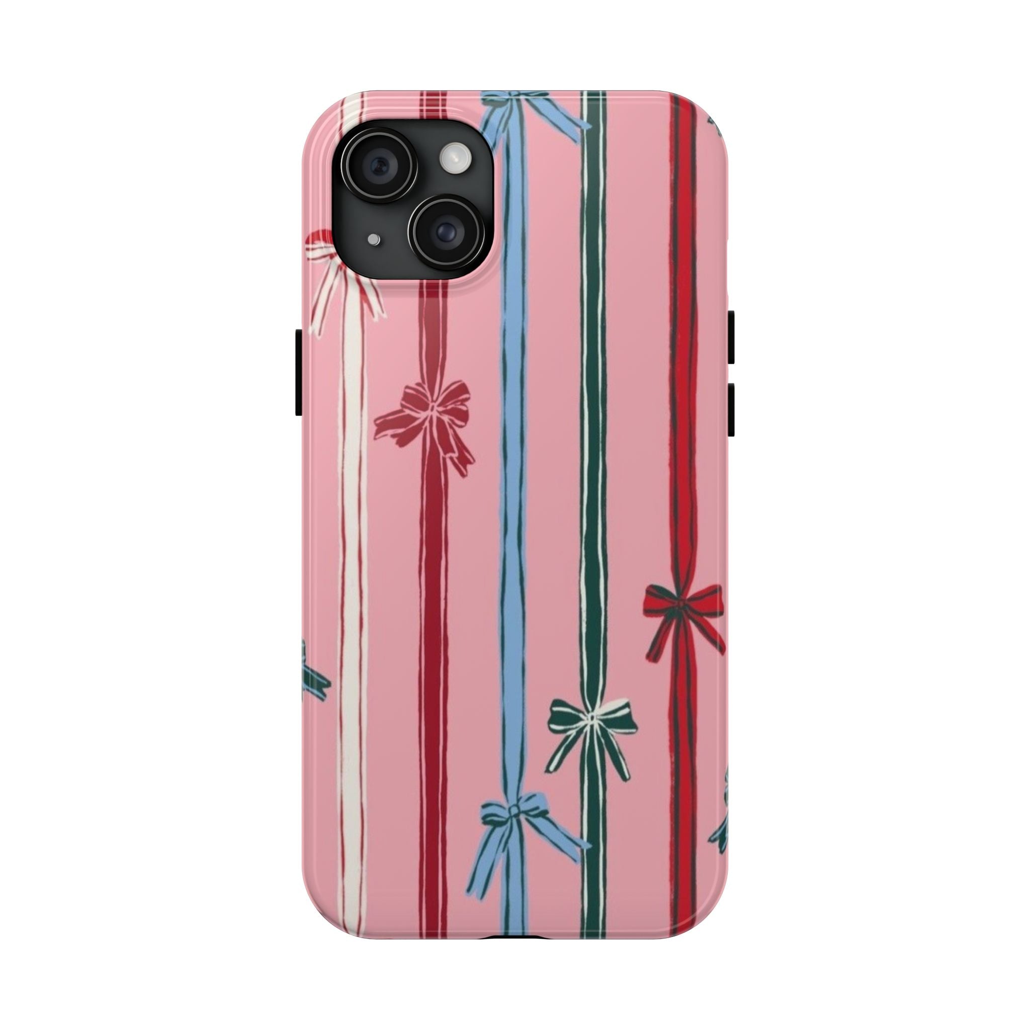 Holiday Bow Pattern Tough Phone Case