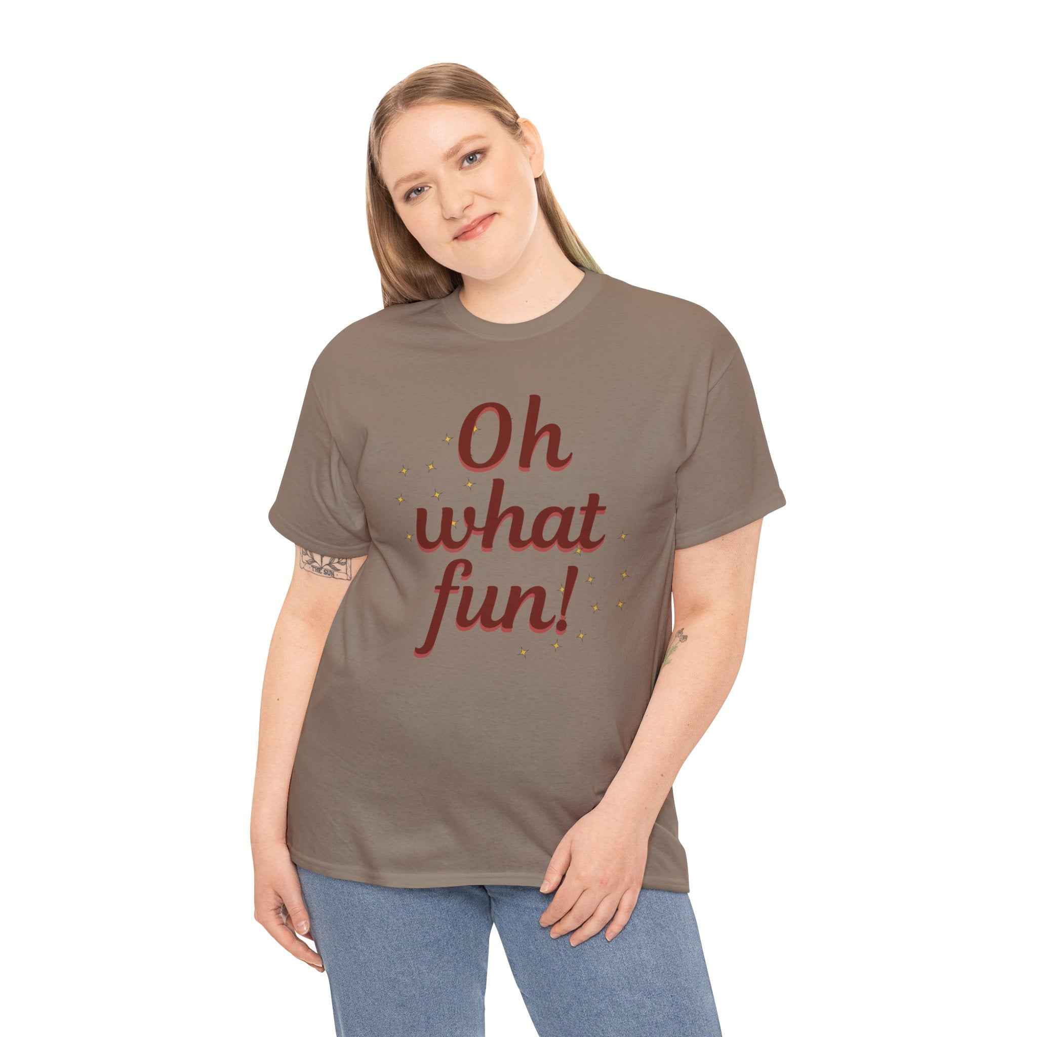 Oh What Fun Tee — Holiday Graphic Christmas T-Shirt