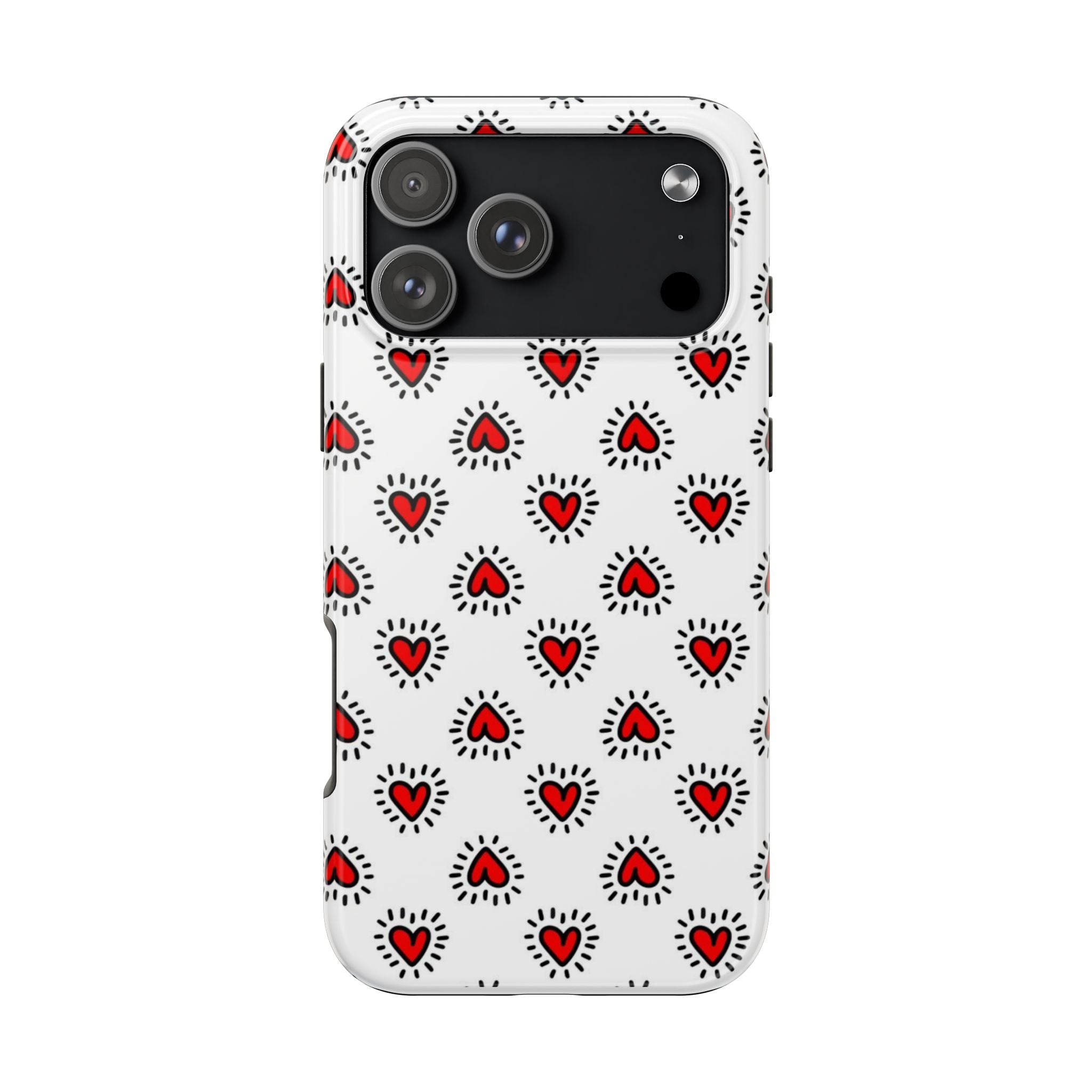Heart Doodle Tough Phone Case