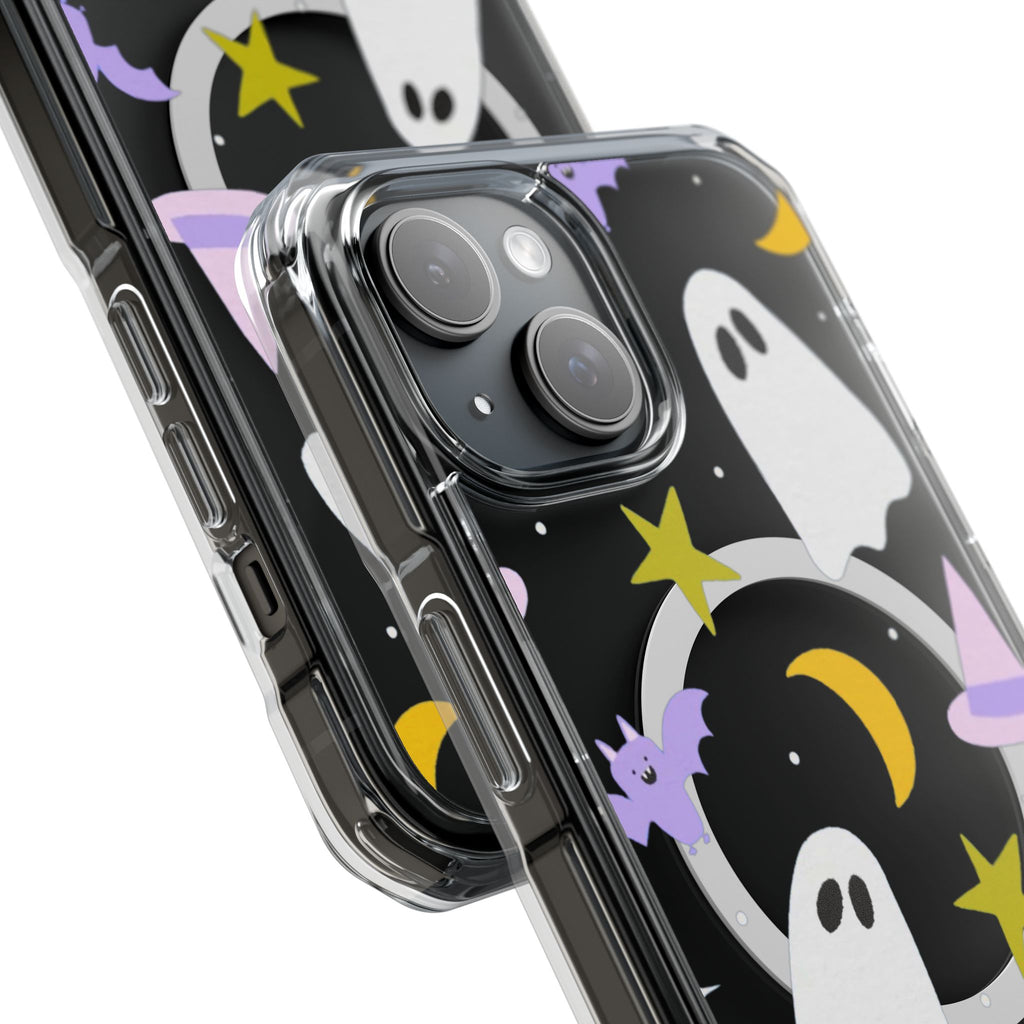 Ghost Transparent Background Magnetic Clear Impact Case