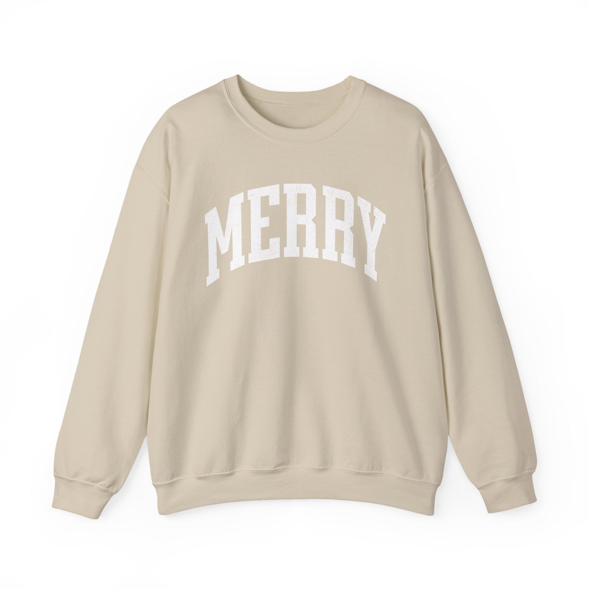 Merry Crewneck Sweatshirt for Holiday