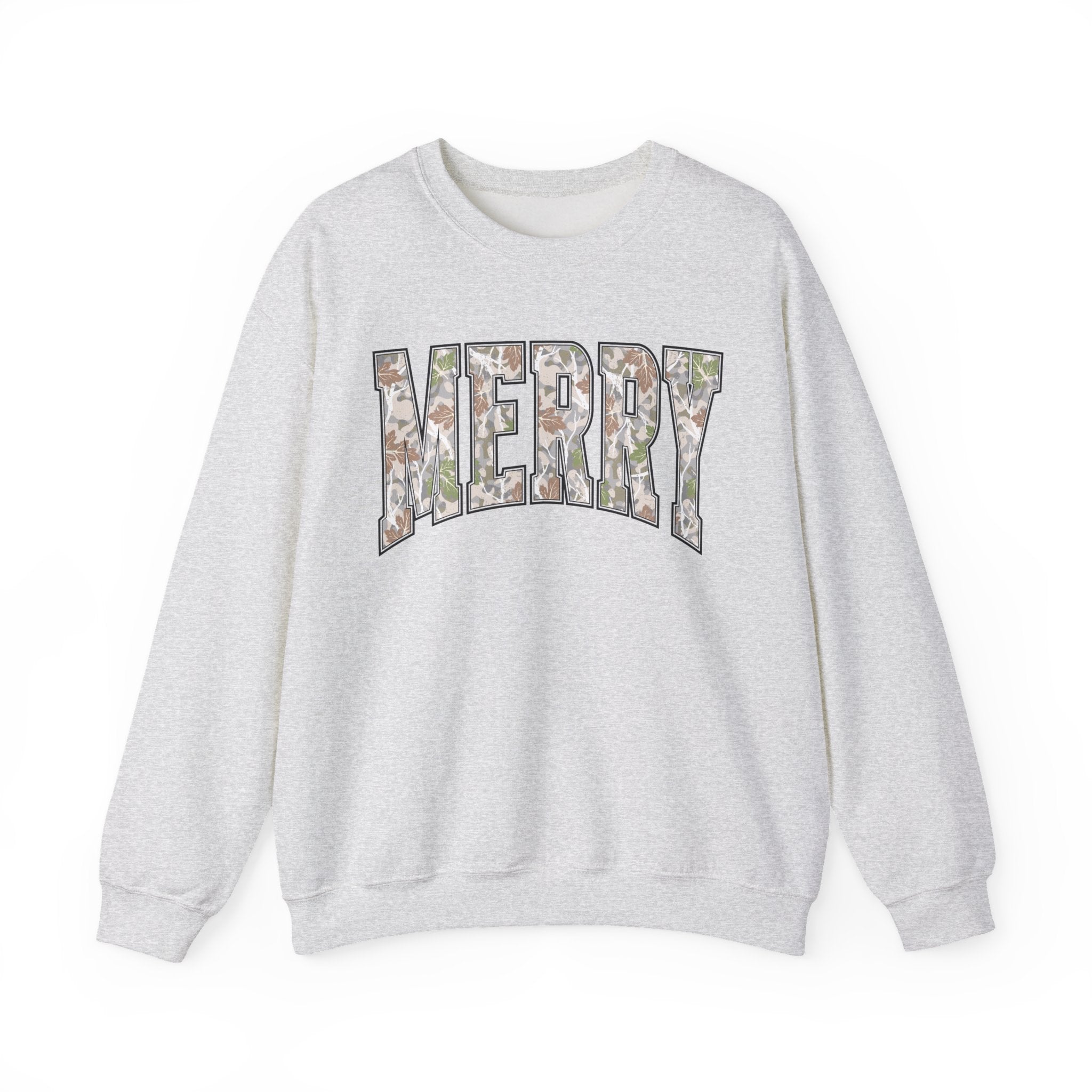 Merry Floral Crewneck Sweatshirt for the Holidays