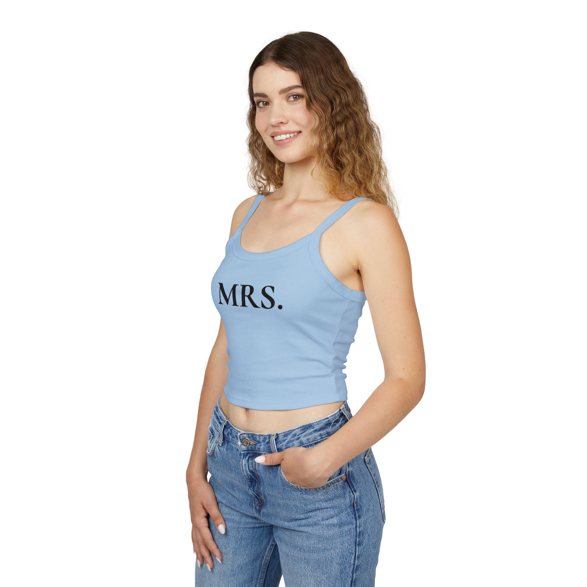 Mrs. Spaghetti Strap Tank Top