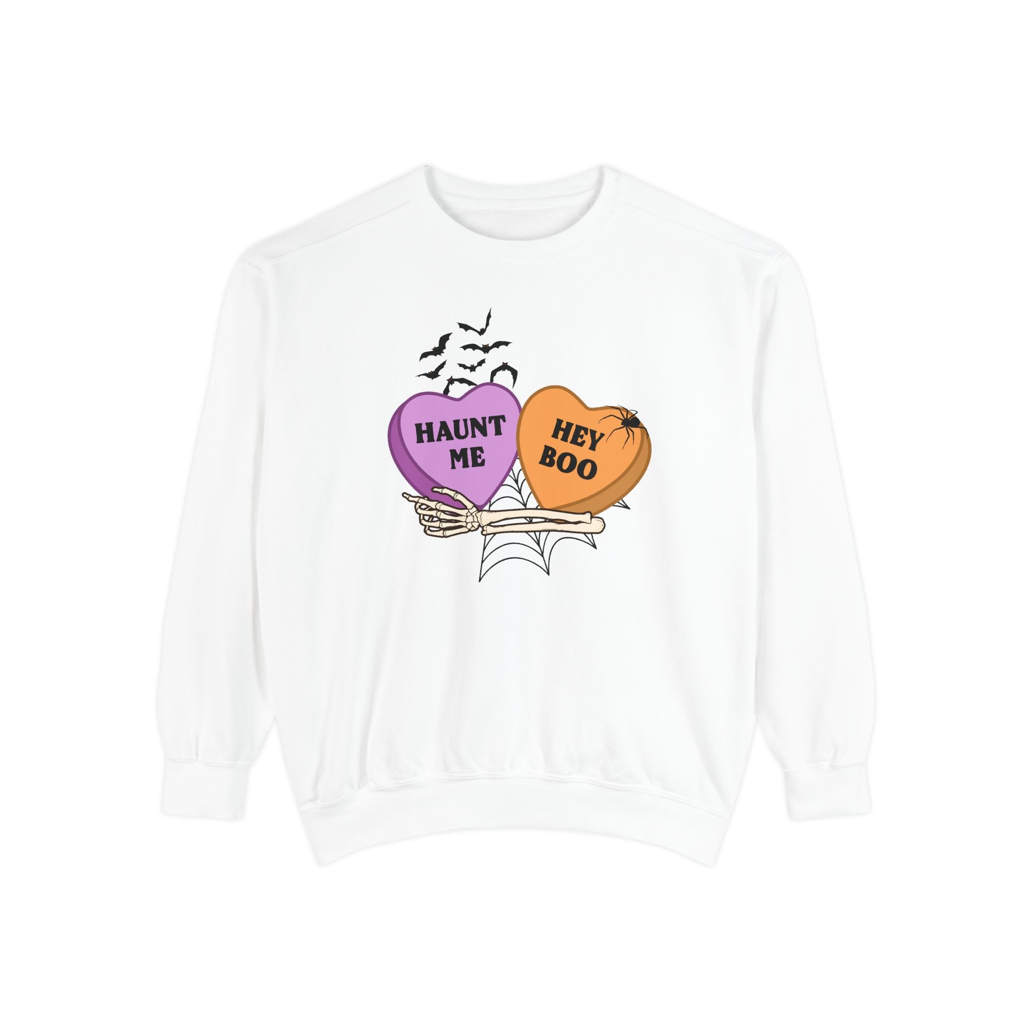 Comfort Color Halloween Candy Heart Crewneck