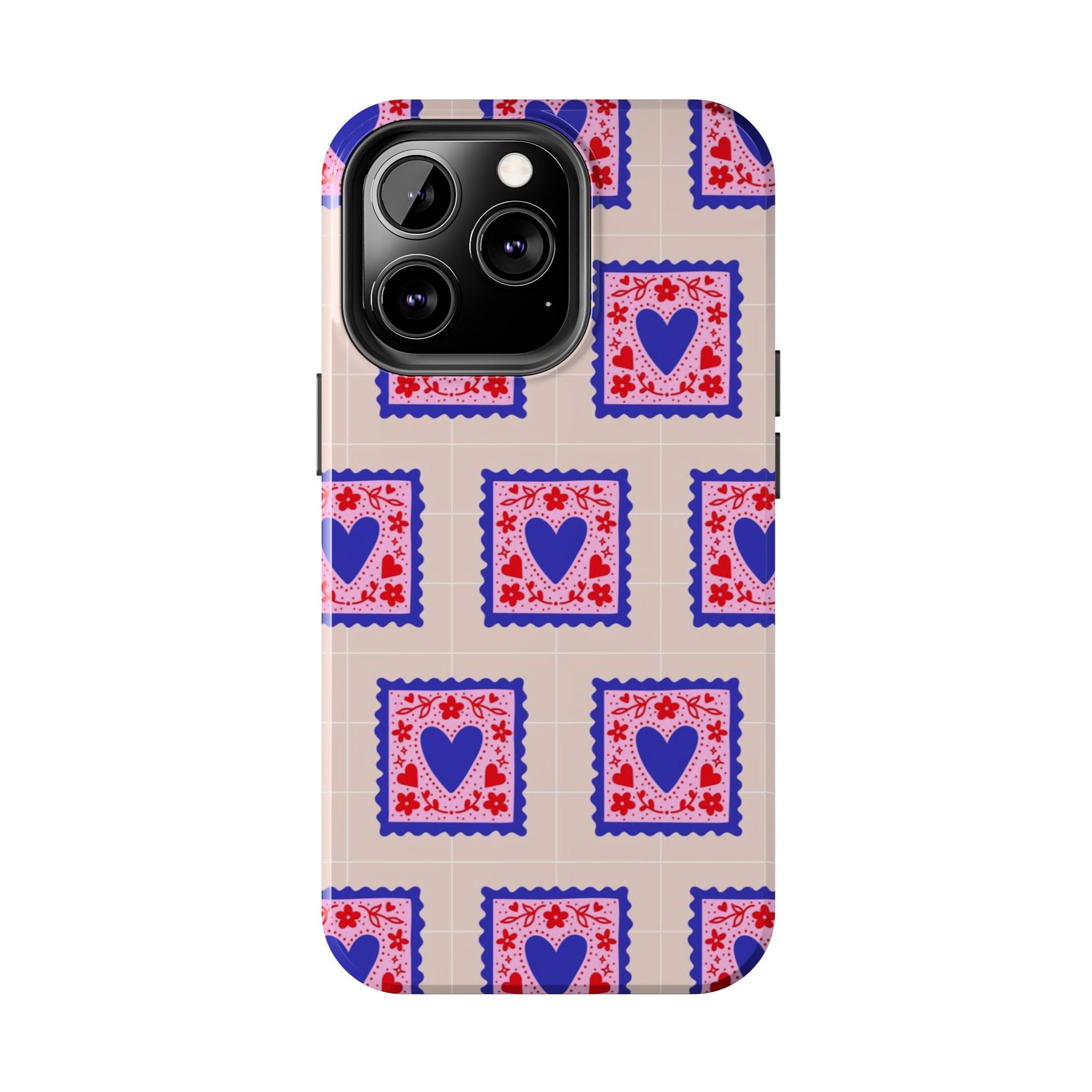 Heart Stamp Tough Phone Case
