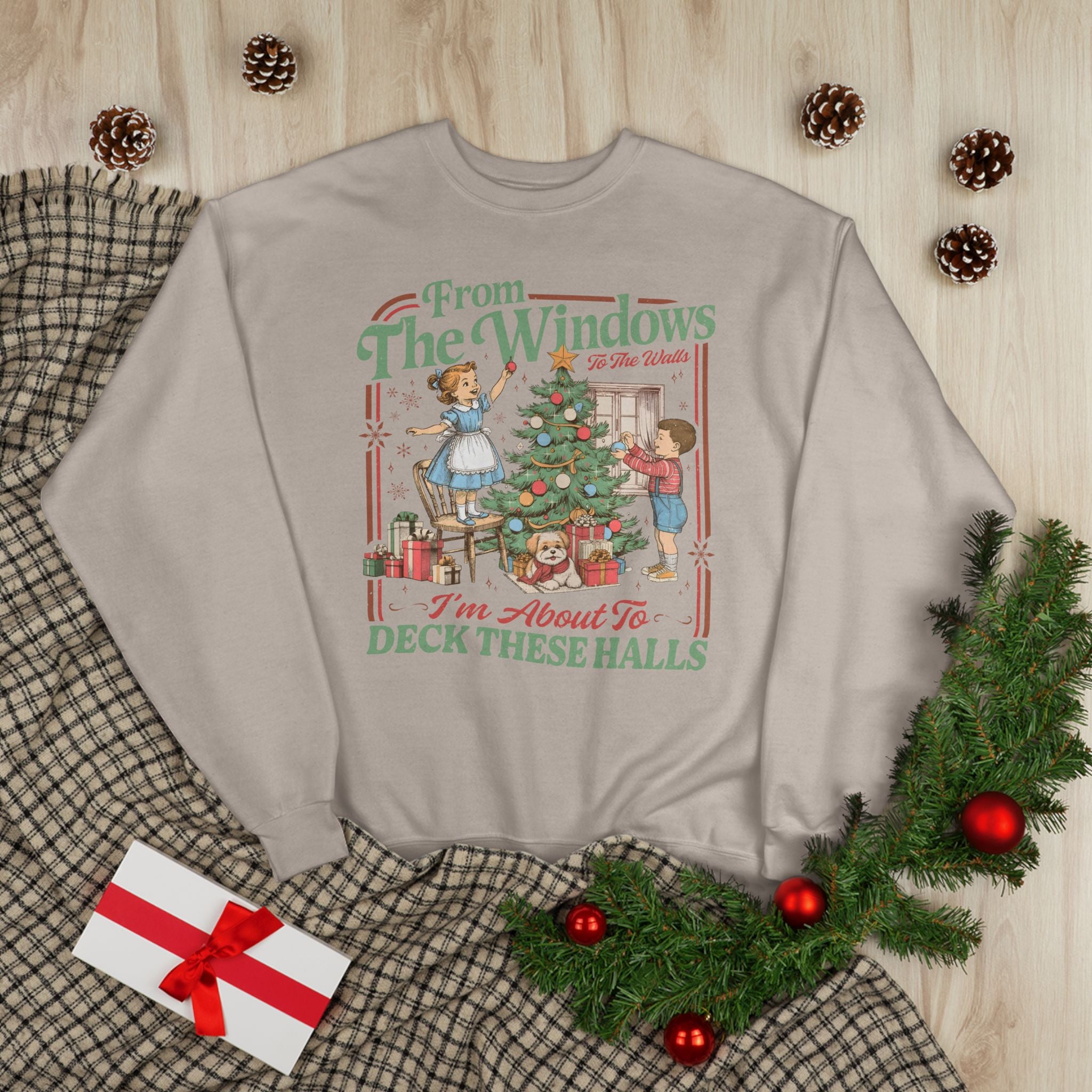 Christmas Sweatshirt – Vintage Holiday Crewneck