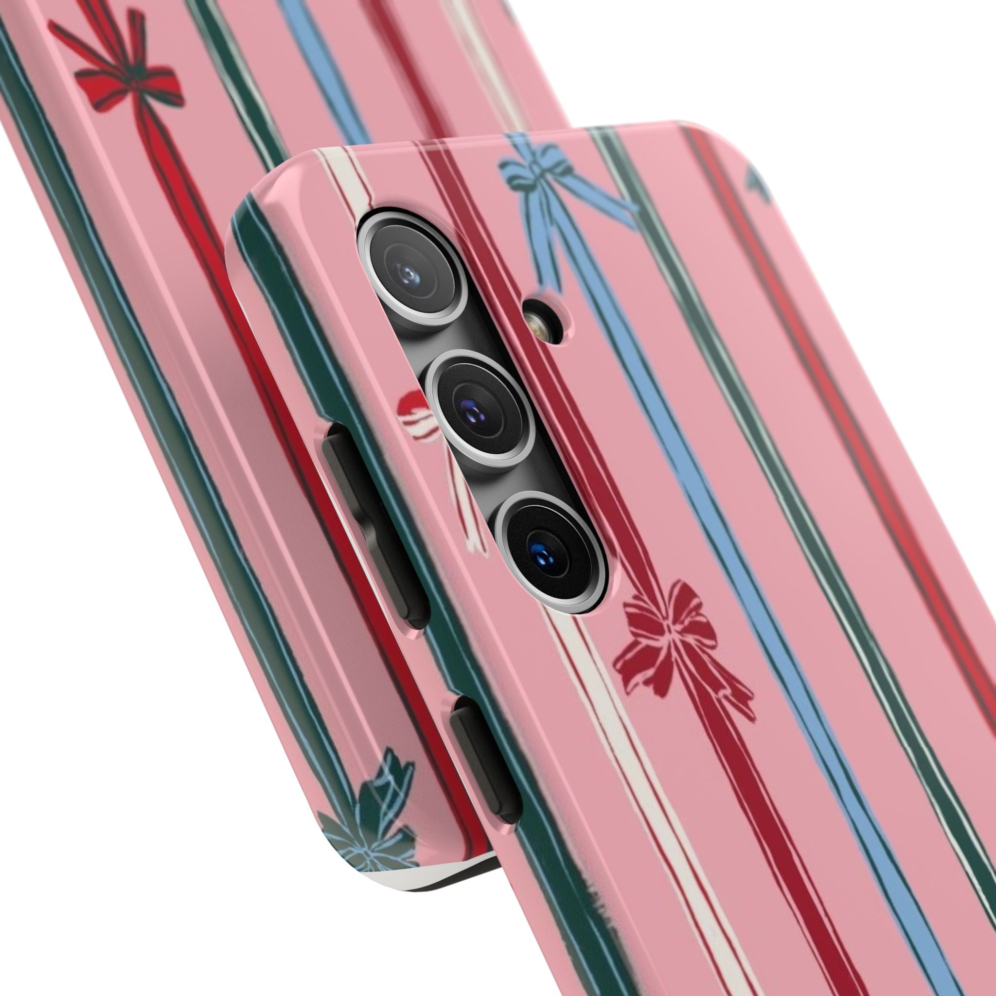 Holiday Bow Pattern Tough Phone Case