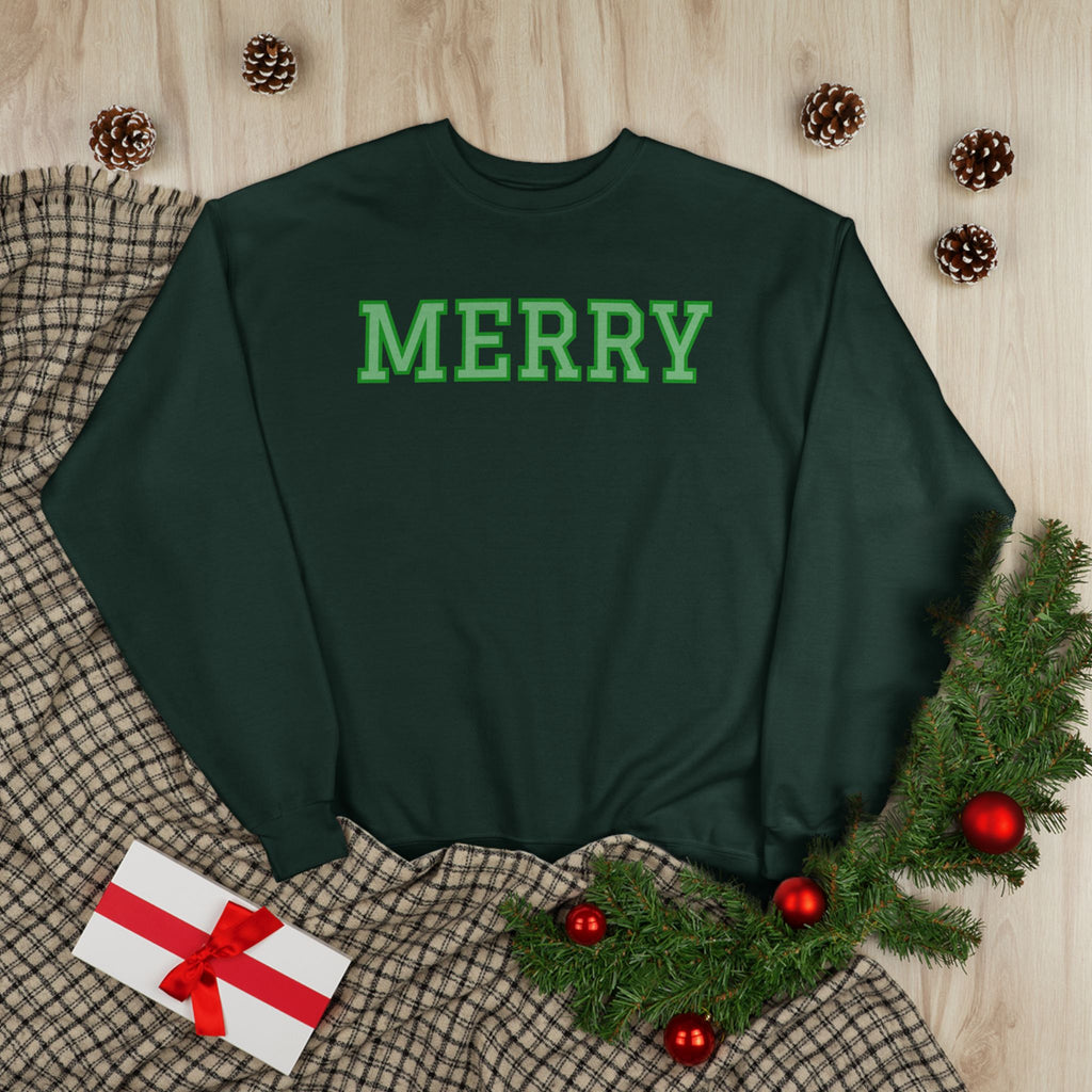 Merry Eco-Friendly Crewneck Sweatshirt