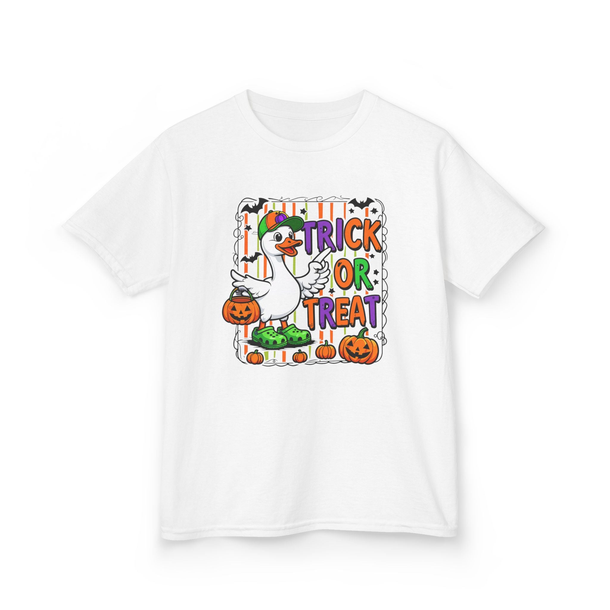 Boys Halloween Trick or Treat Goose Tee