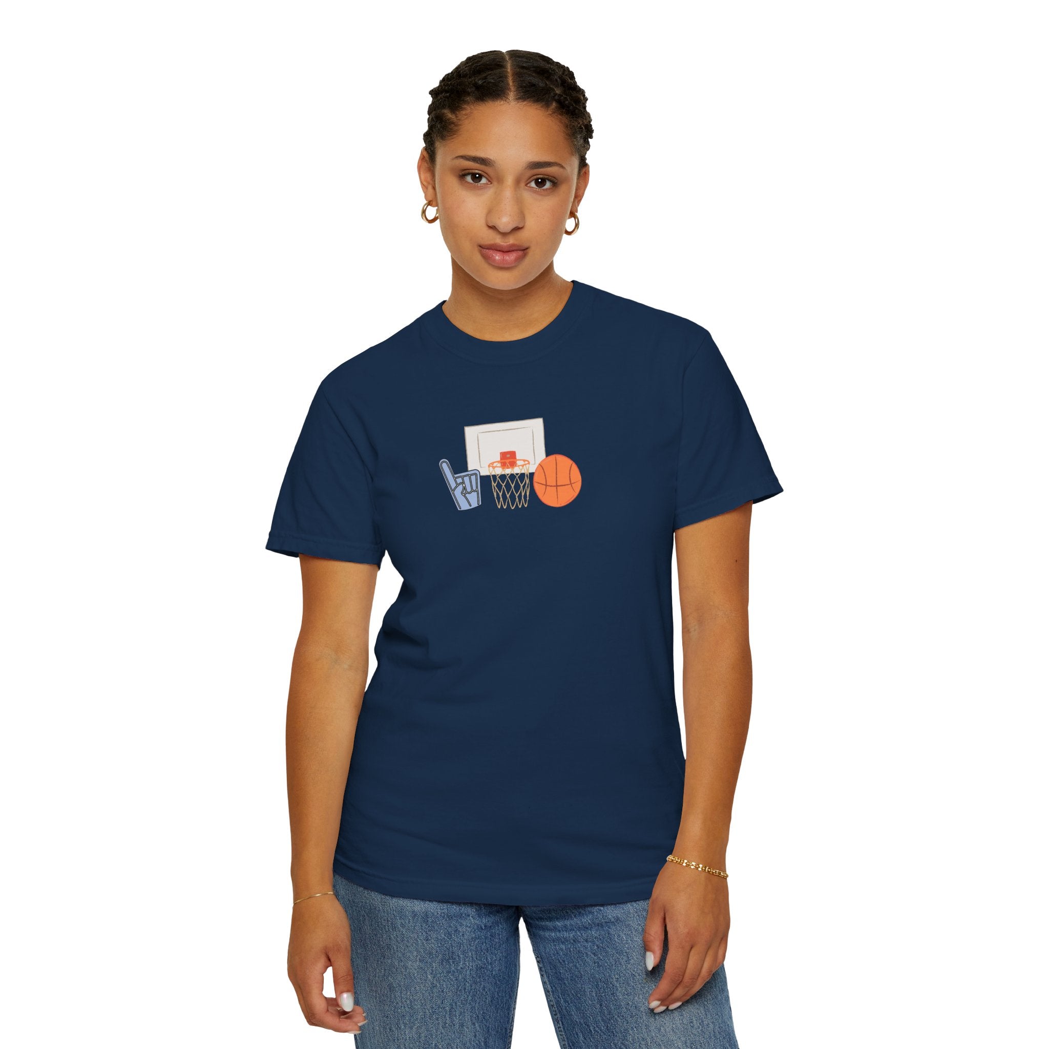 Basketball Fan Unisex Garment-Dyed T-Shirt