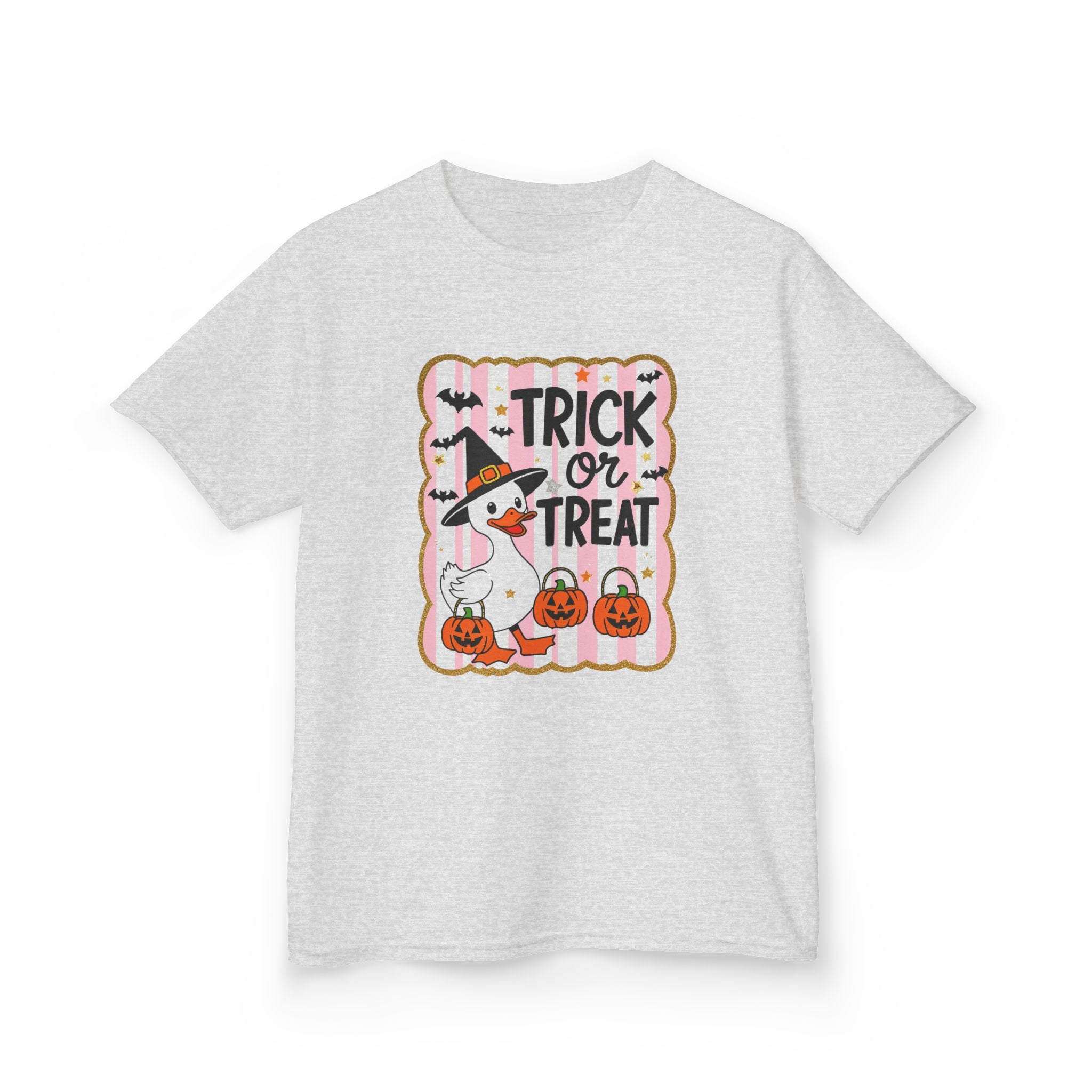 Halloween Trick or Treat Goose Girls Tee