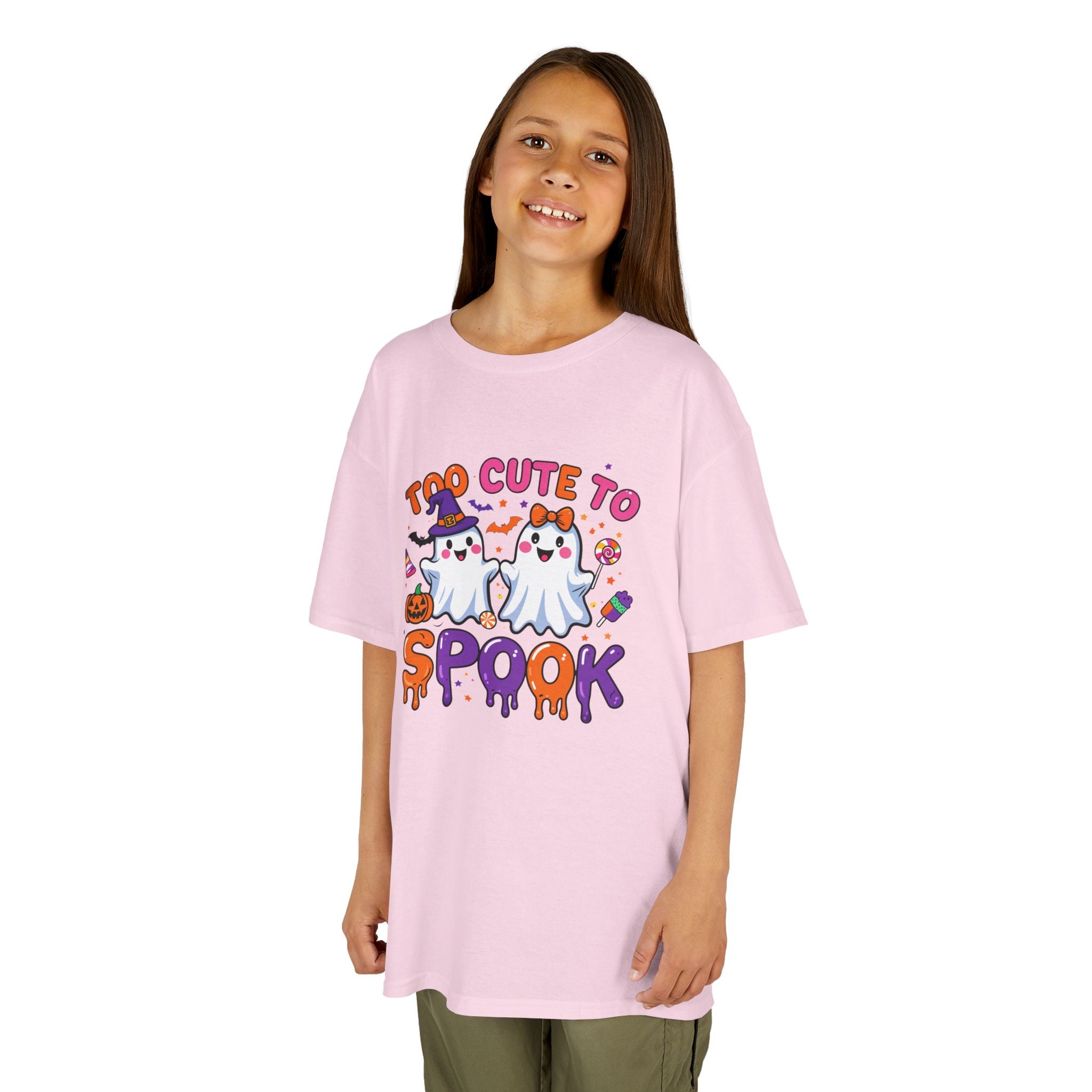 Girl's Too Cute to Spook Tee