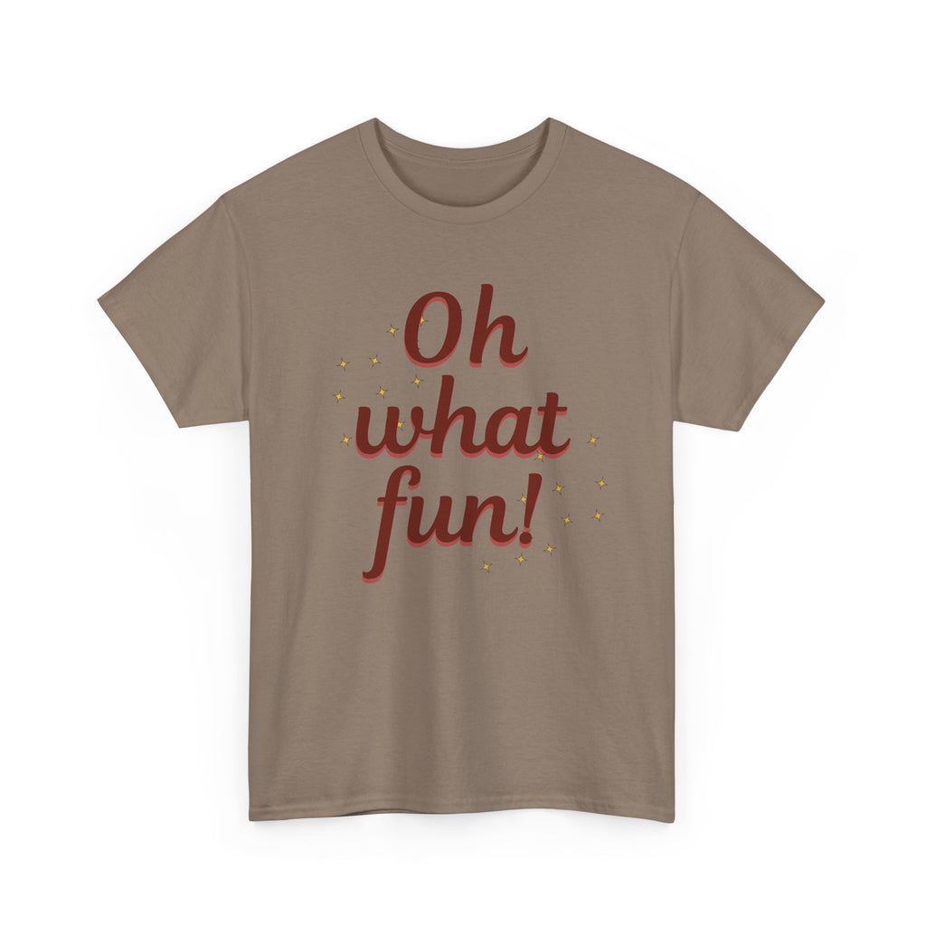 Oh What Fun Tee — Holiday Graphic Christmas T-Shirt