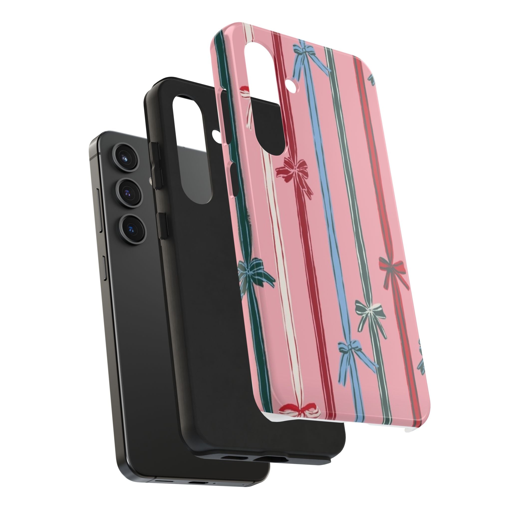 Holiday Bow Pattern Tough Phone Case