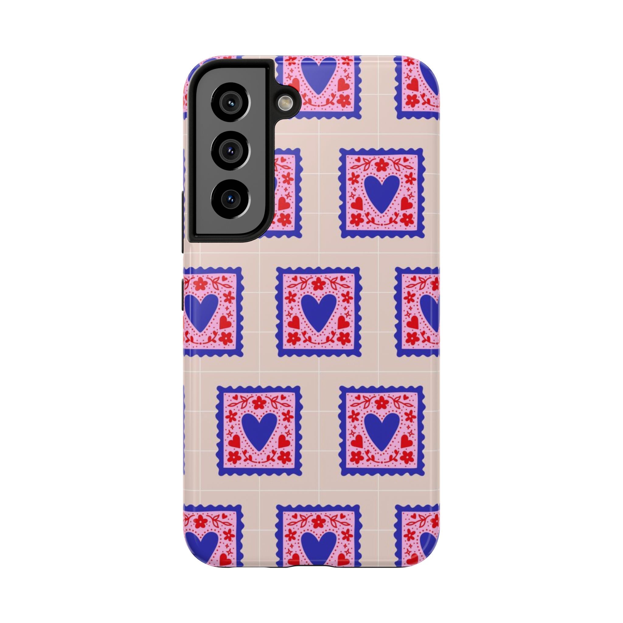 Heart Stamp Tough Phone Case