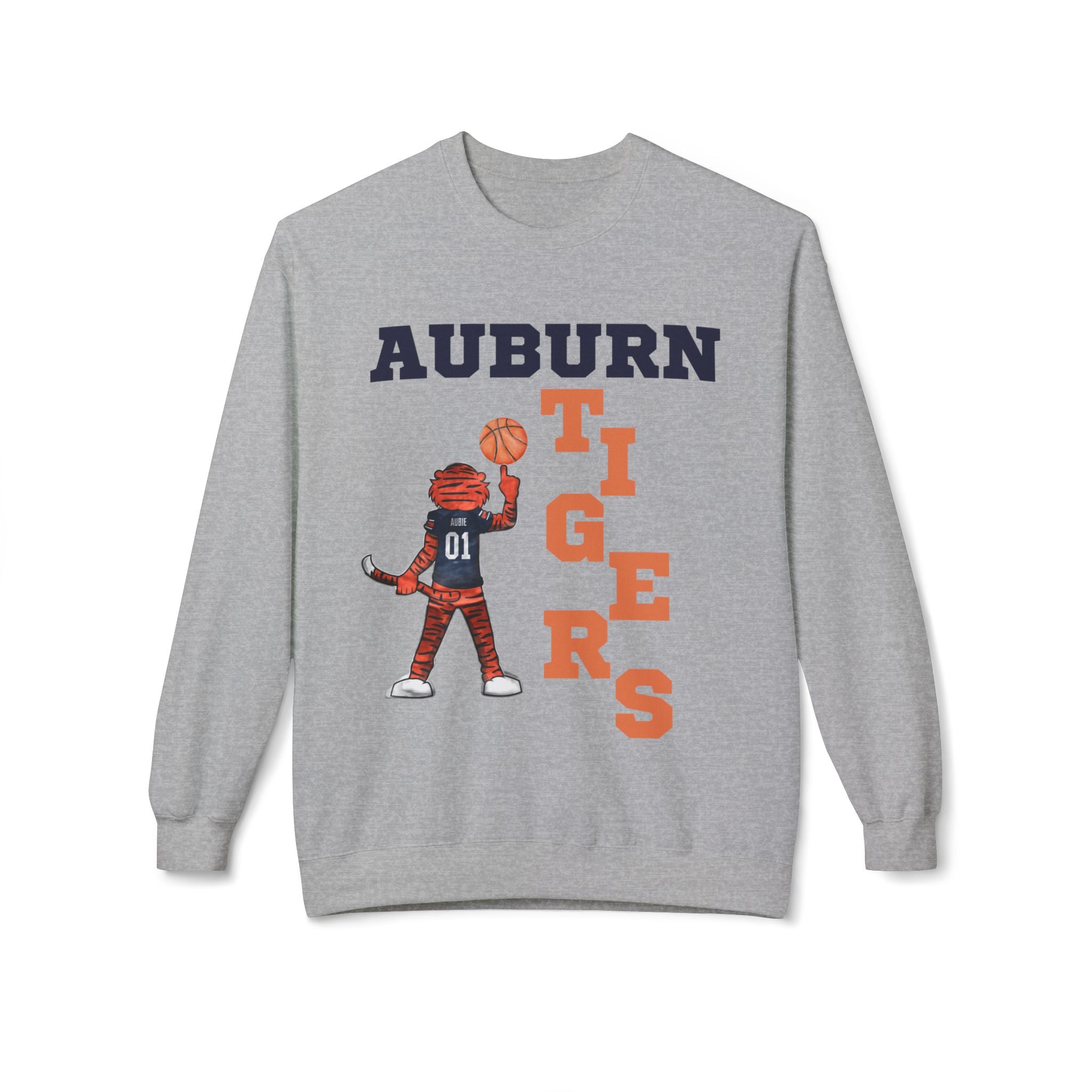 Auburn Tigers Unisex Fleece Crewneck Sweatshirt