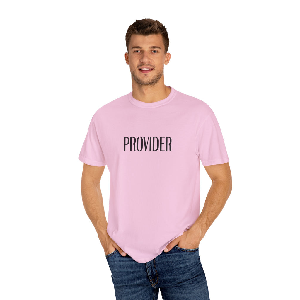 Provider Unisex Garment-Dyed T-shirt, Casual Tee