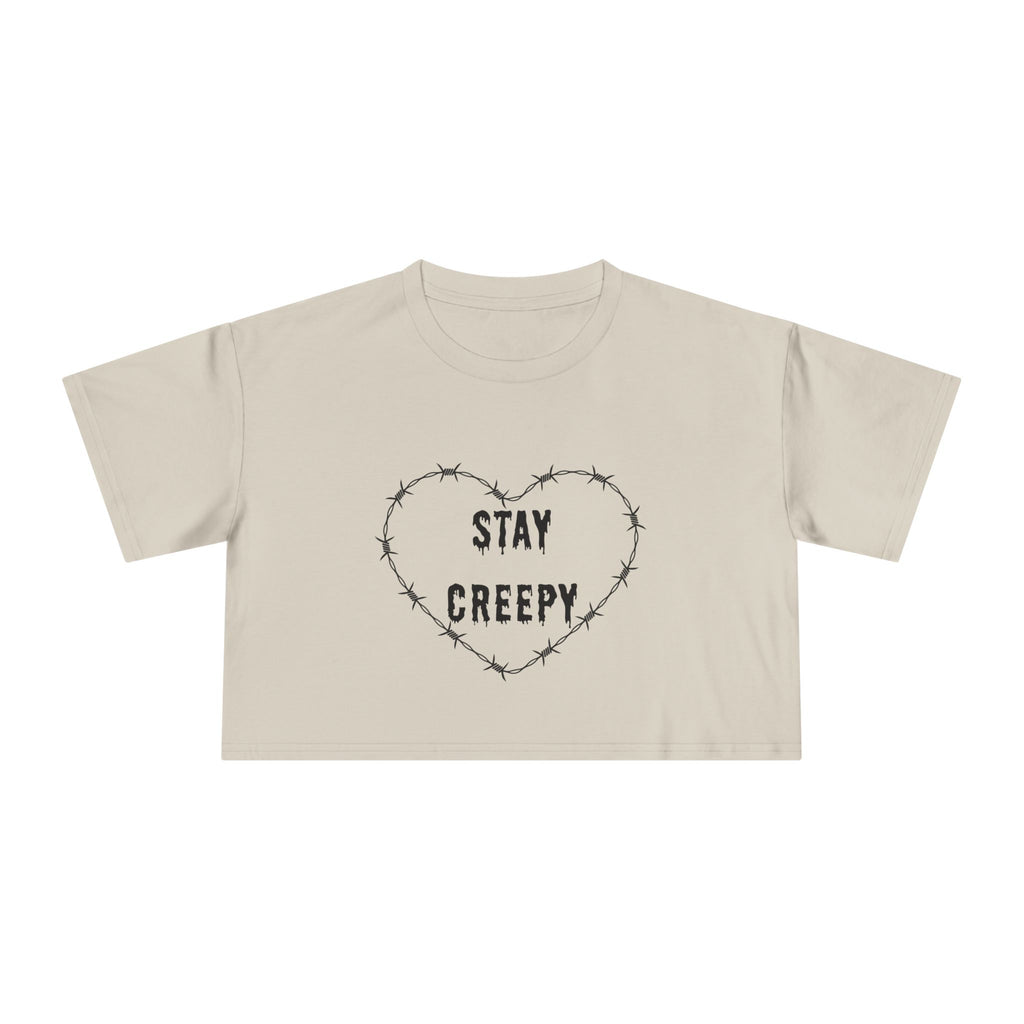 Stay Creepy Women's Crop Tee