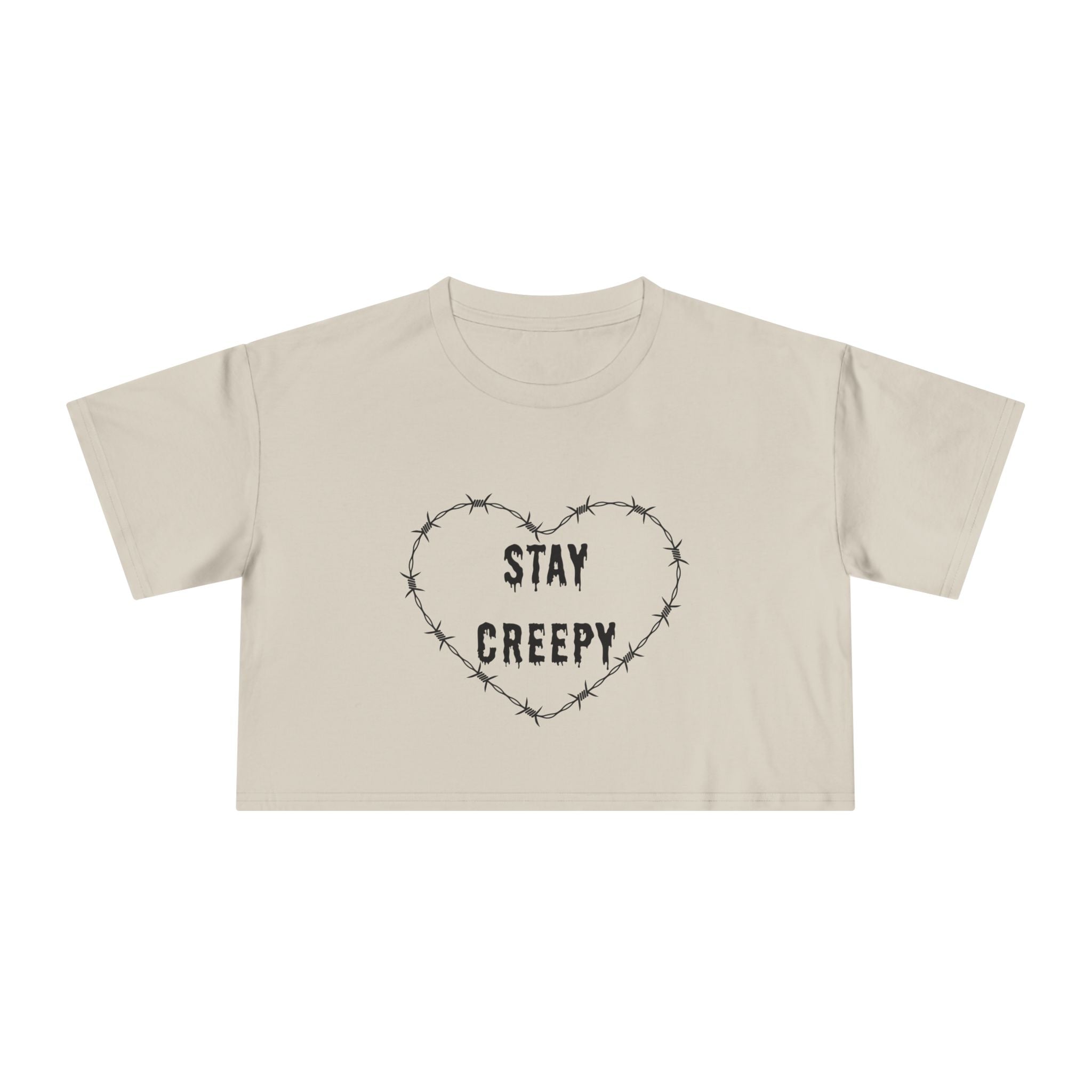Stay Creepy Women's Crop Tee