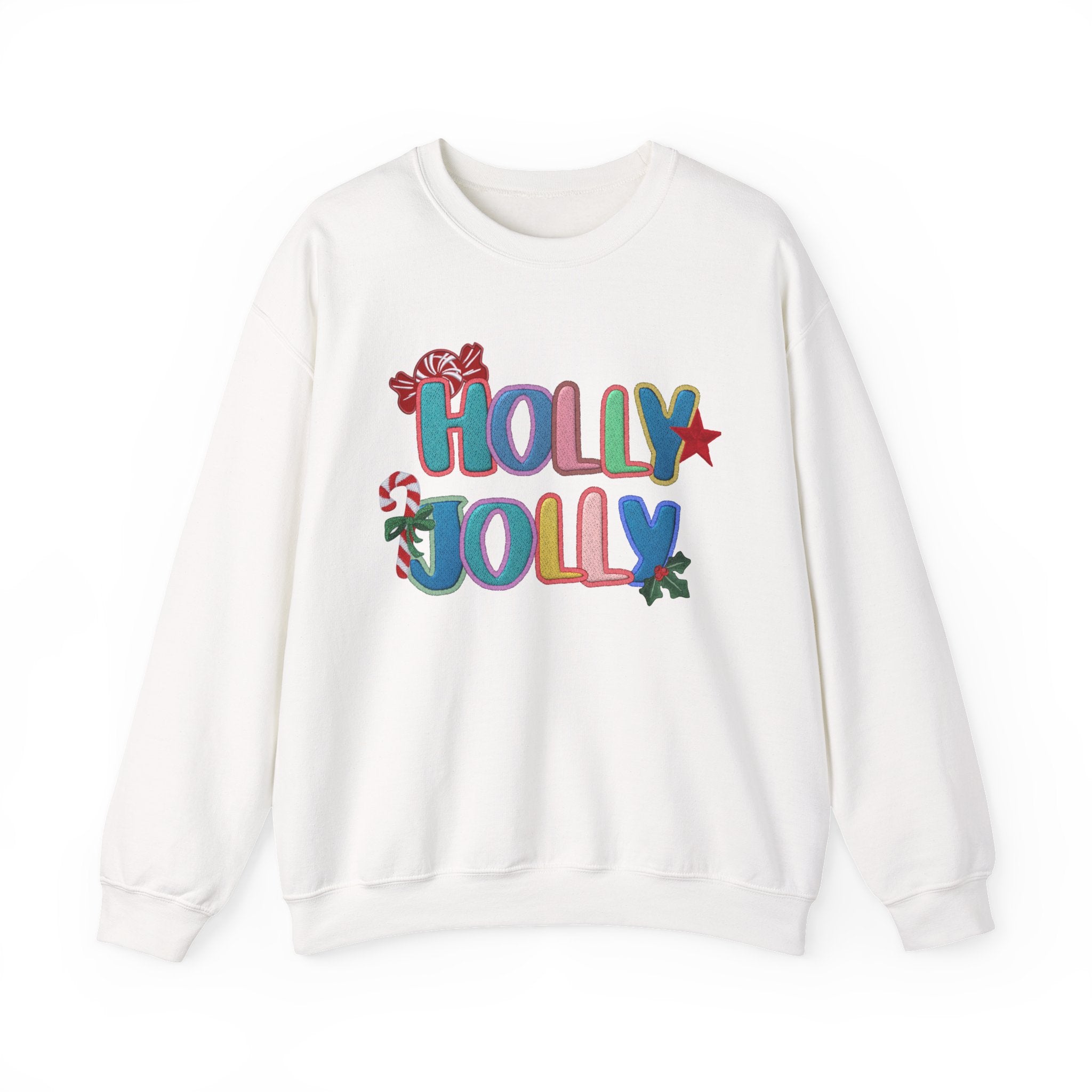 Holly Jolly Patch Holiday Sweatshirt