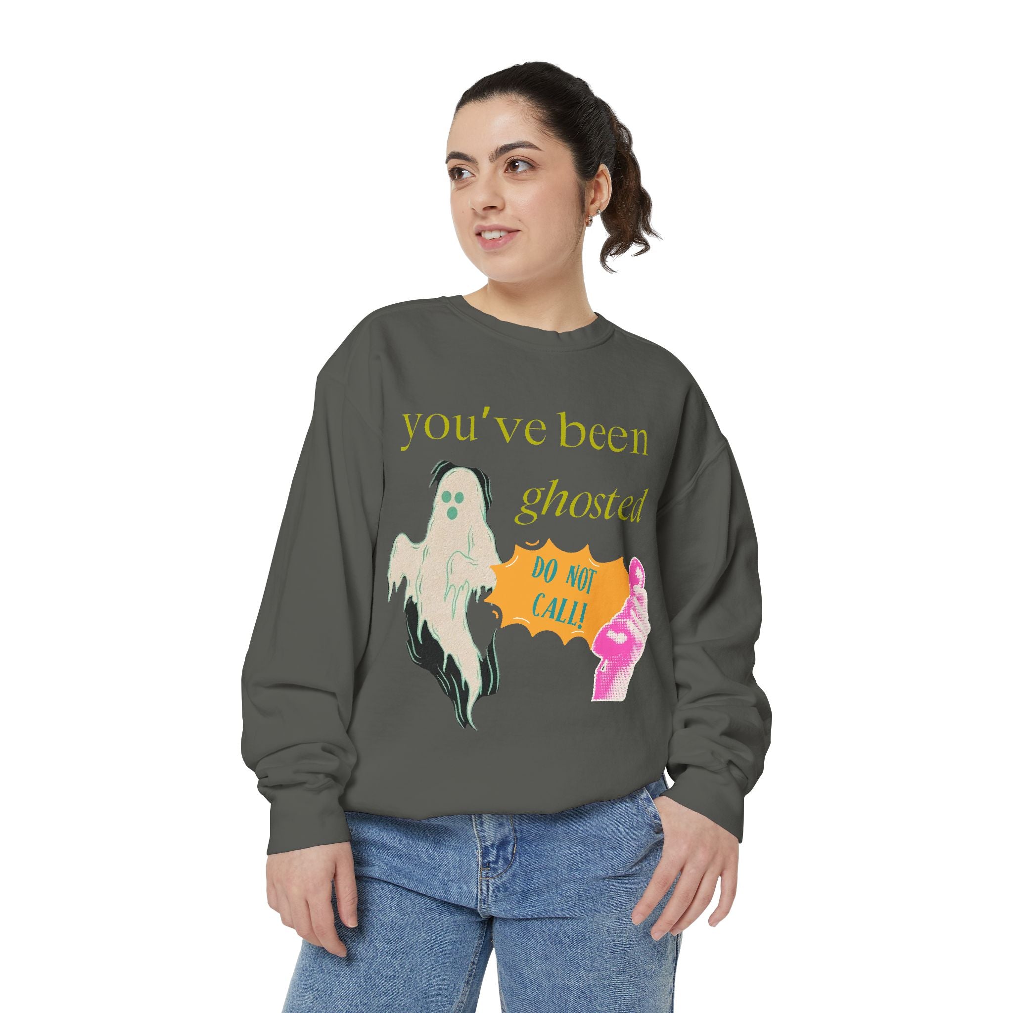 Ghosted Garment-Dyed Sweatshirt