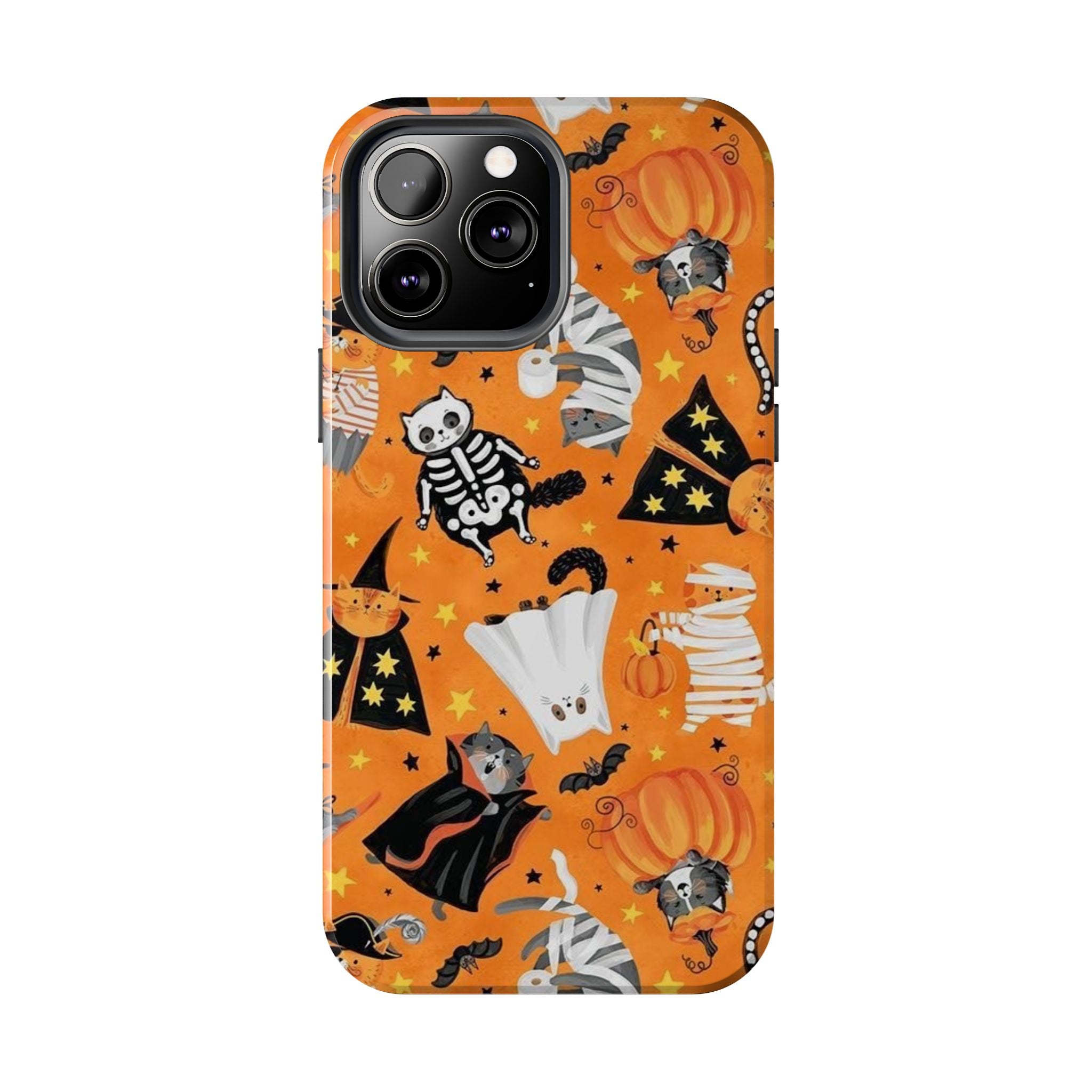 Spooky-Cat Halloween Tough Phone Case