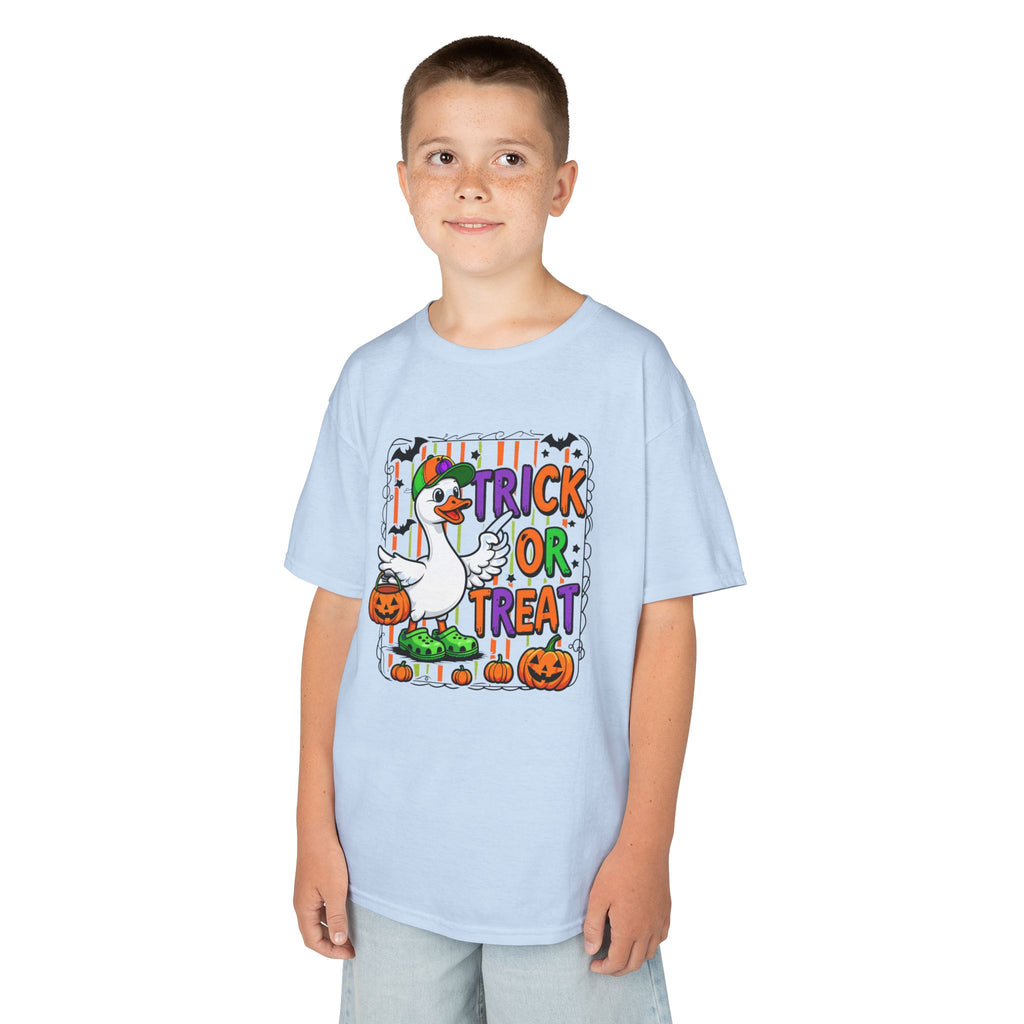 Boys Halloween Trick or Treat Goose Tee