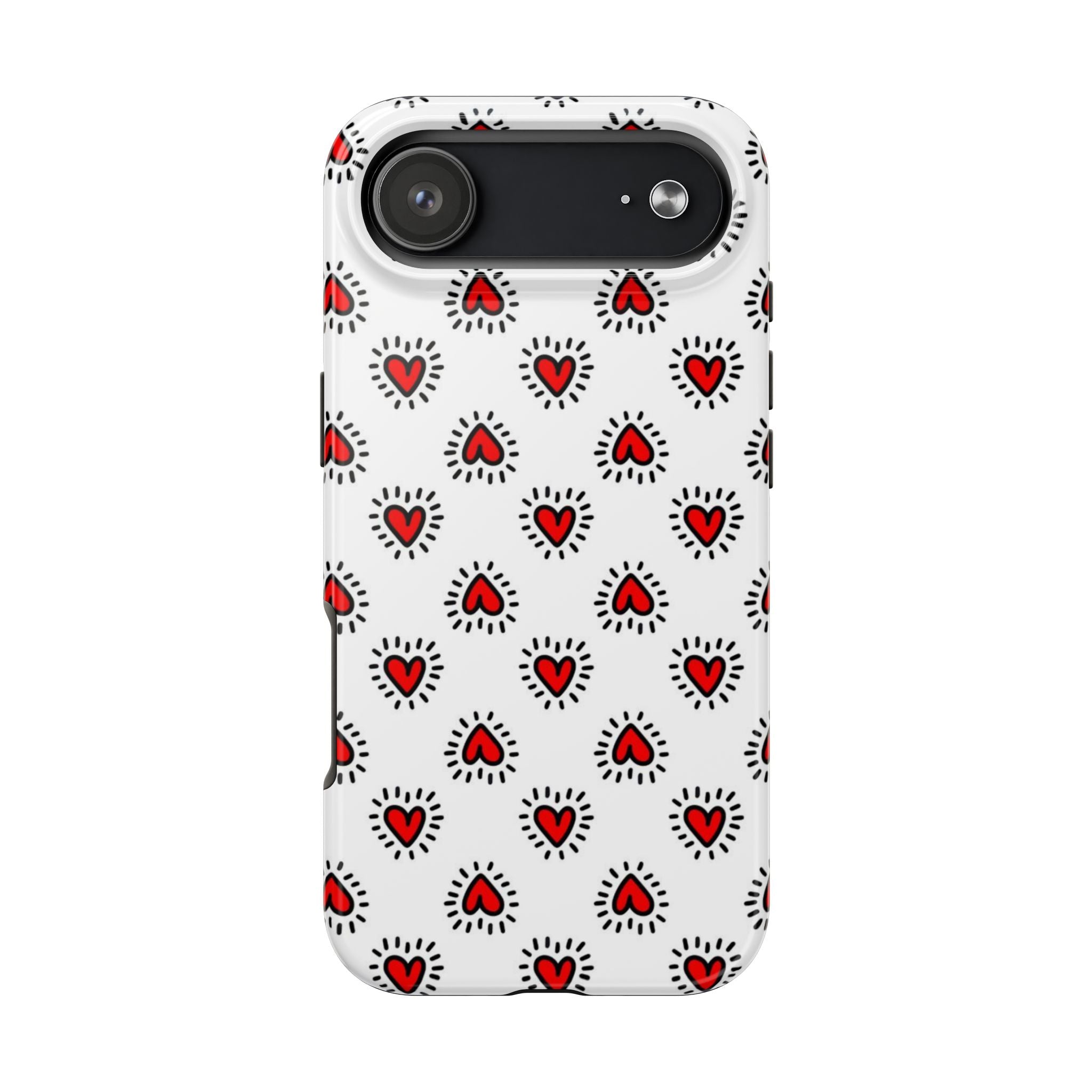 Heart Doodle Tough Phone Case