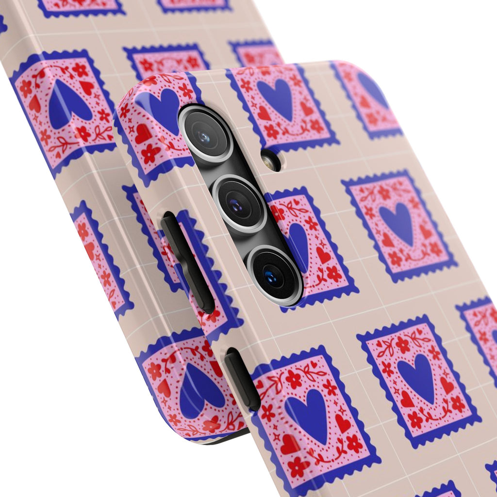 Heart Stamp Tough Phone Case