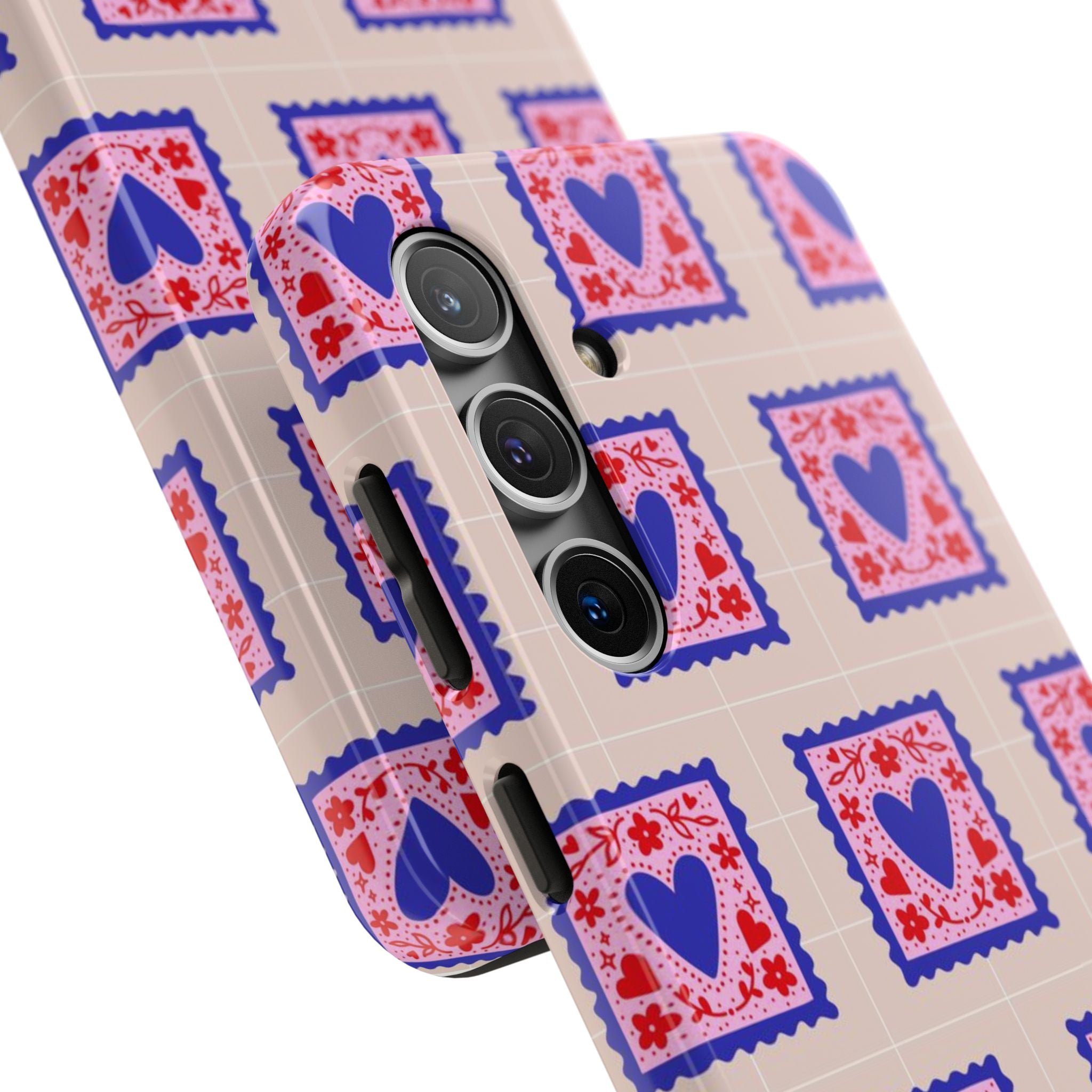 Heart Stamp Tough Phone Case