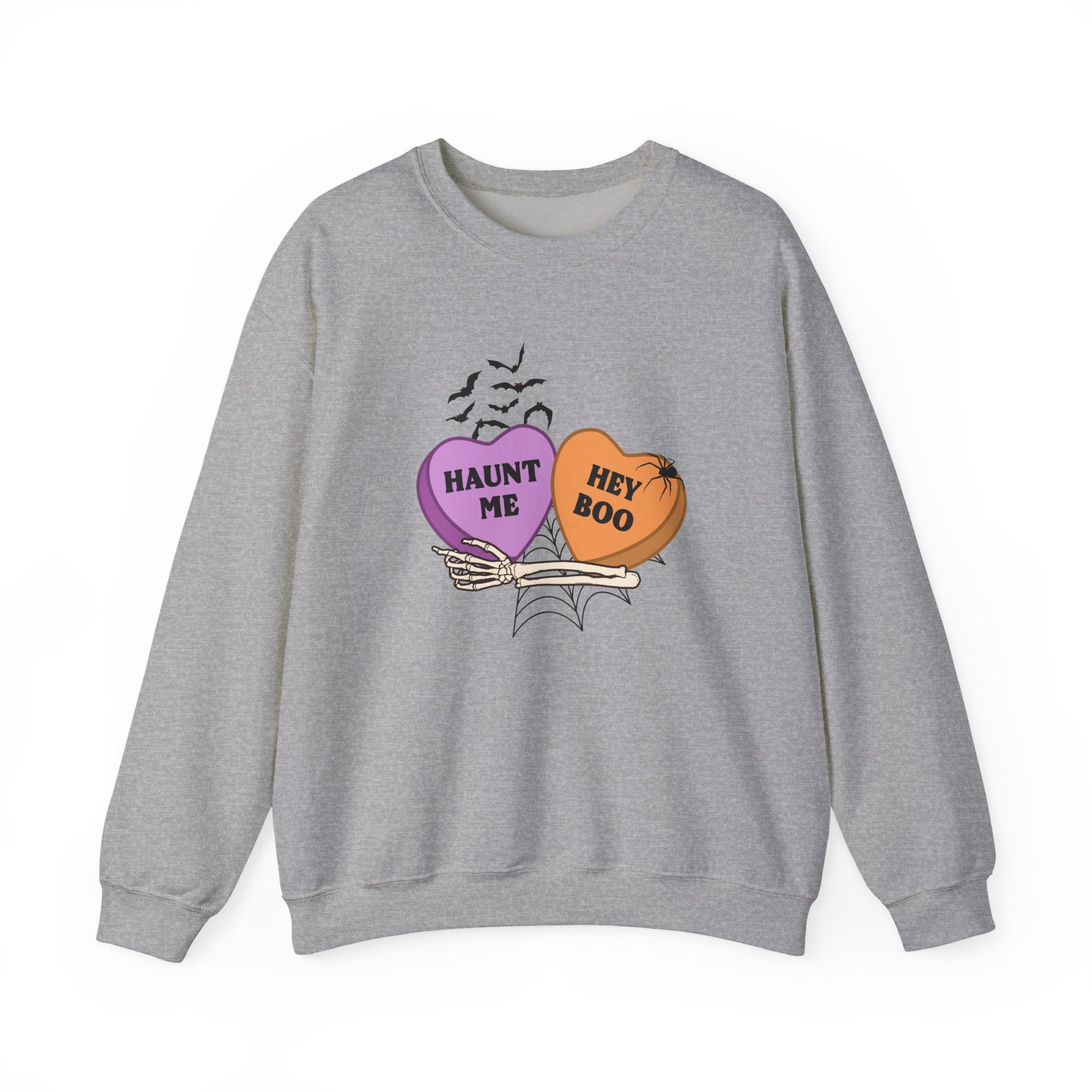 Halloween Candy Heart Crewneck Sweatshirt