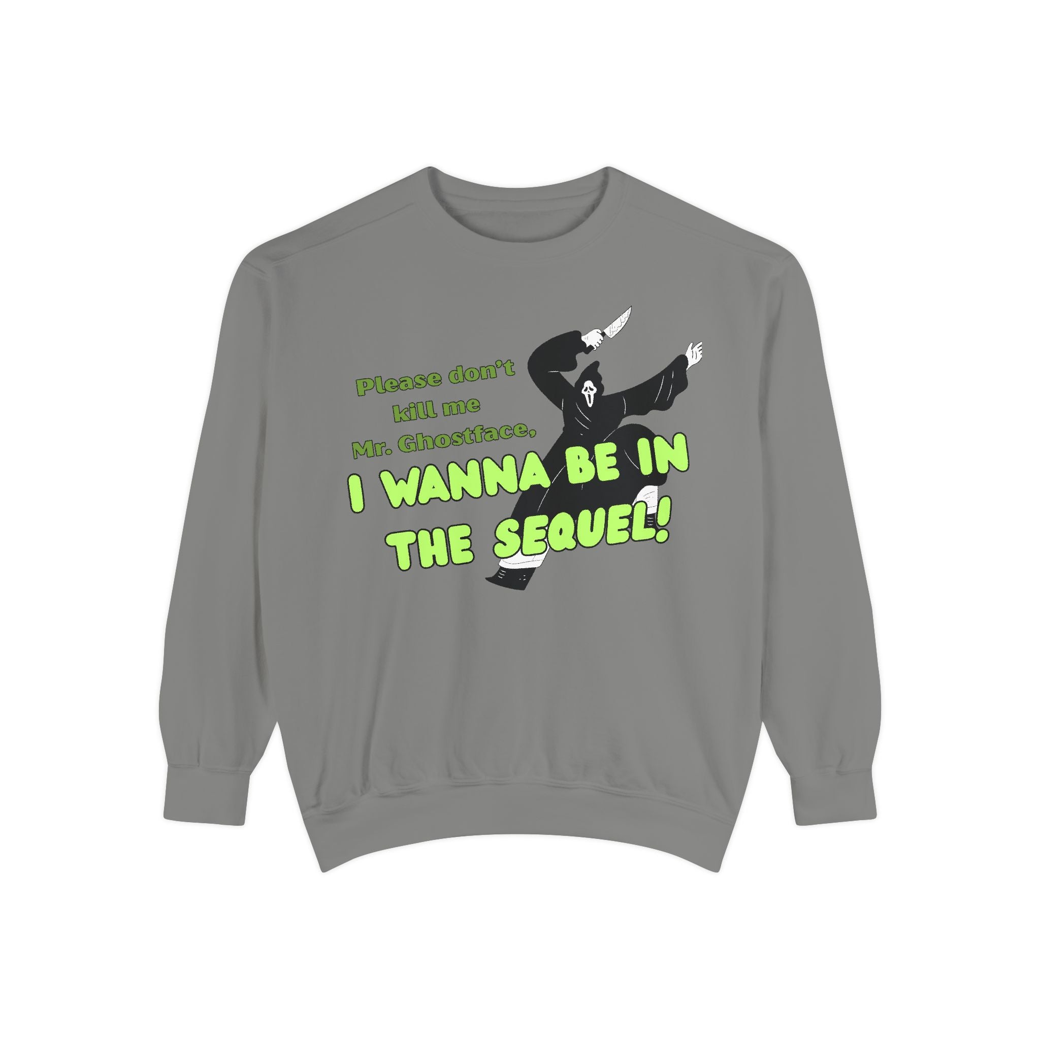 Scream Graphic Garment-Dyed Sweatshirt