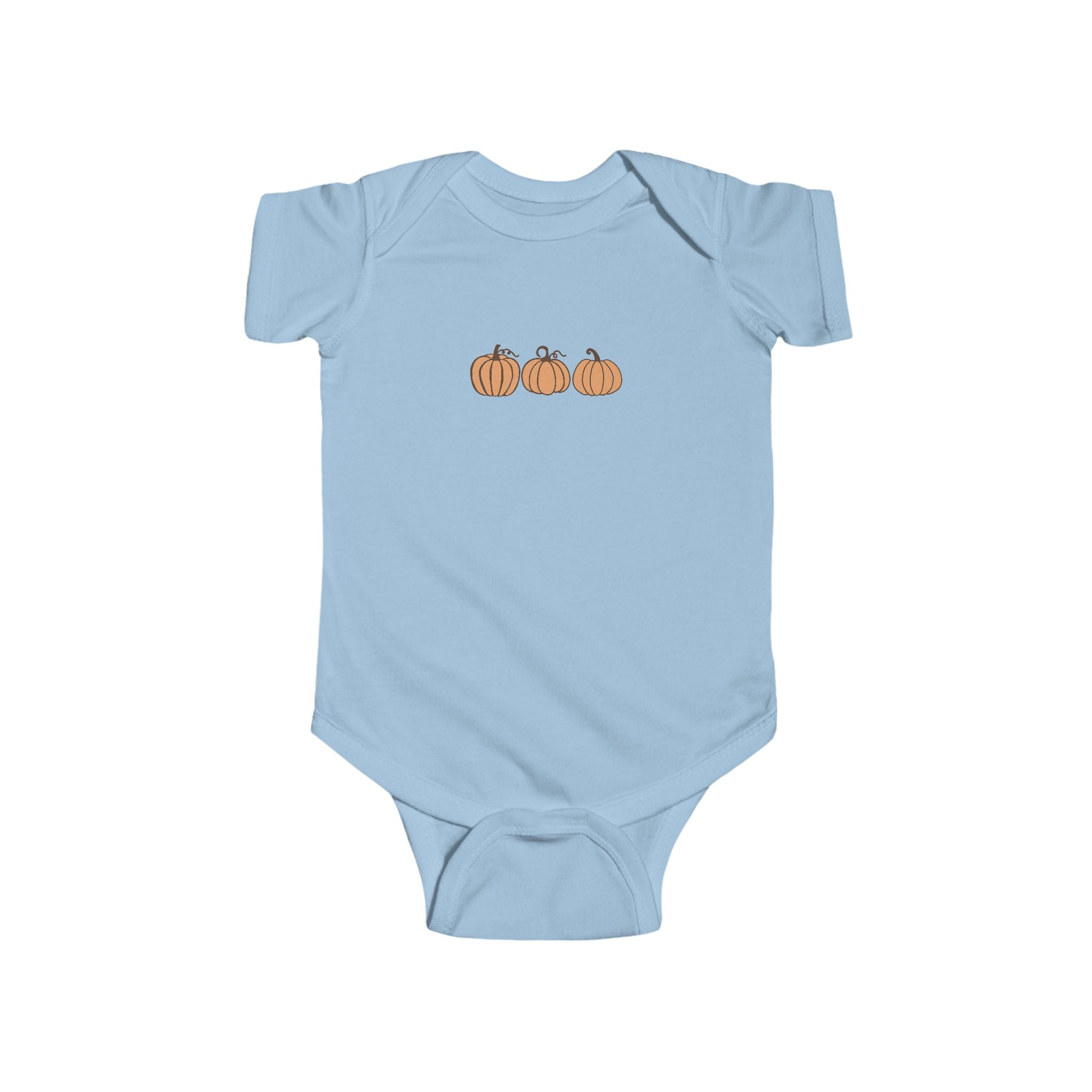 Autumn Baby Onesie with Pumpkin Design