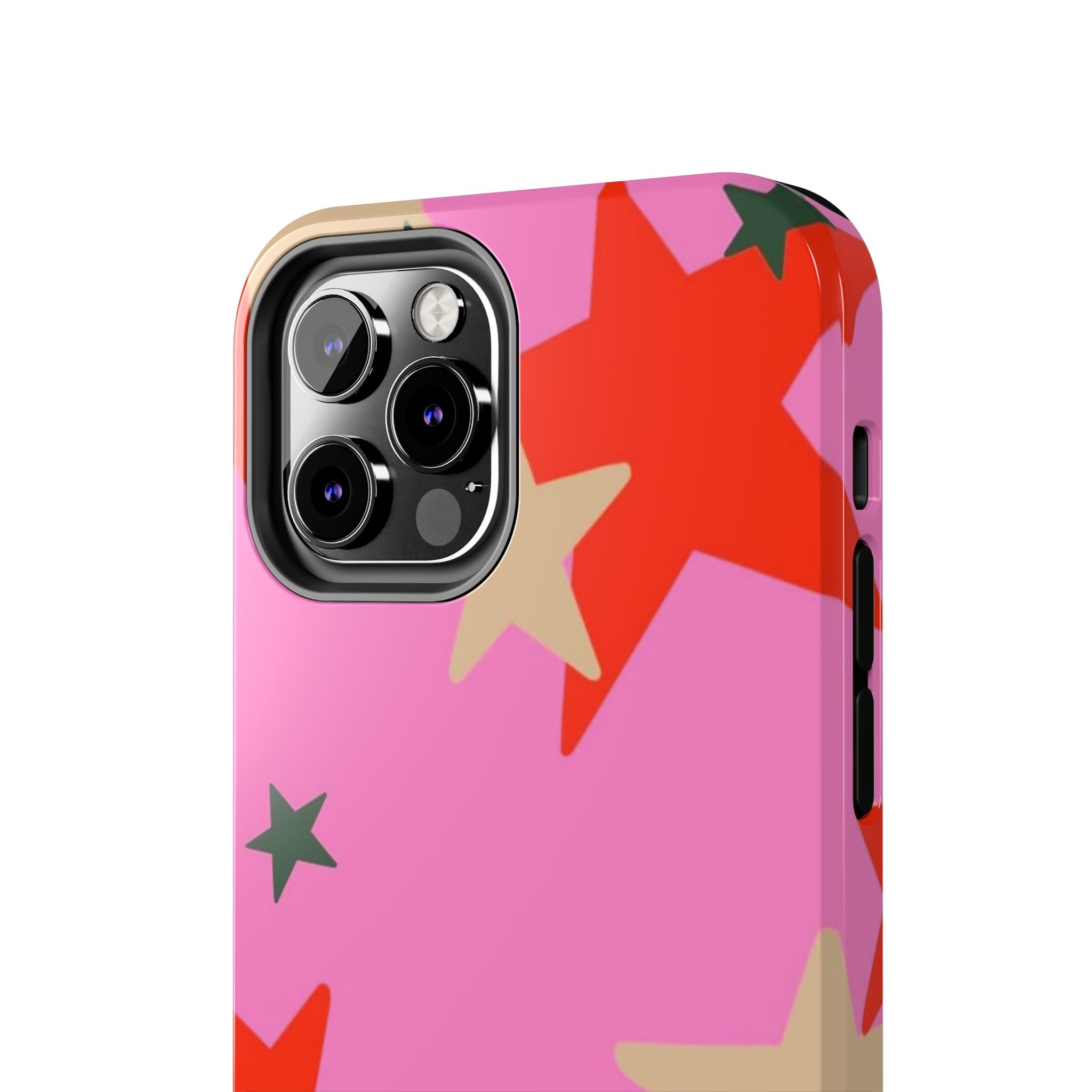 Pink Star Pattern Tough Phone Case
