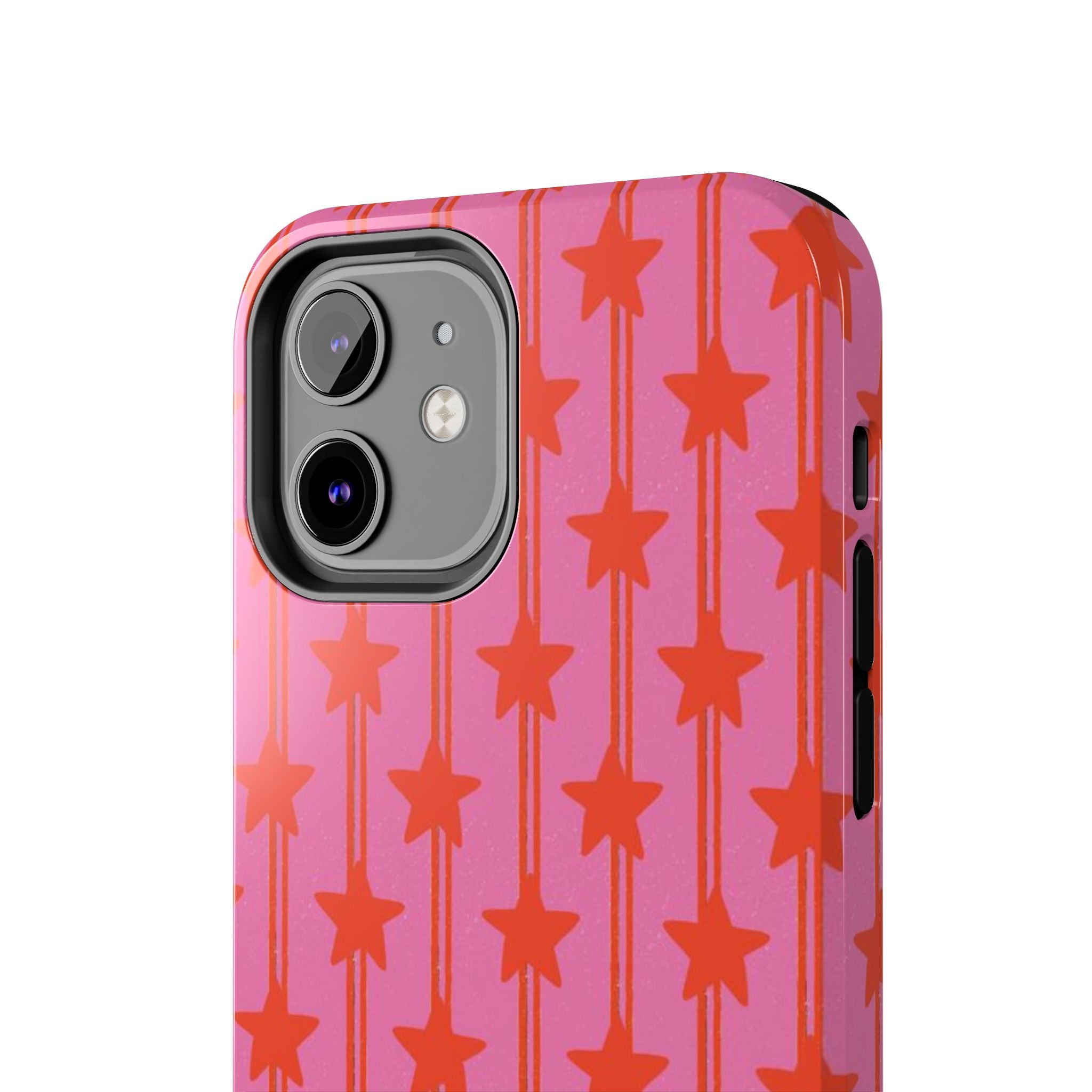 Pink Star Stripe Tough Phone Case